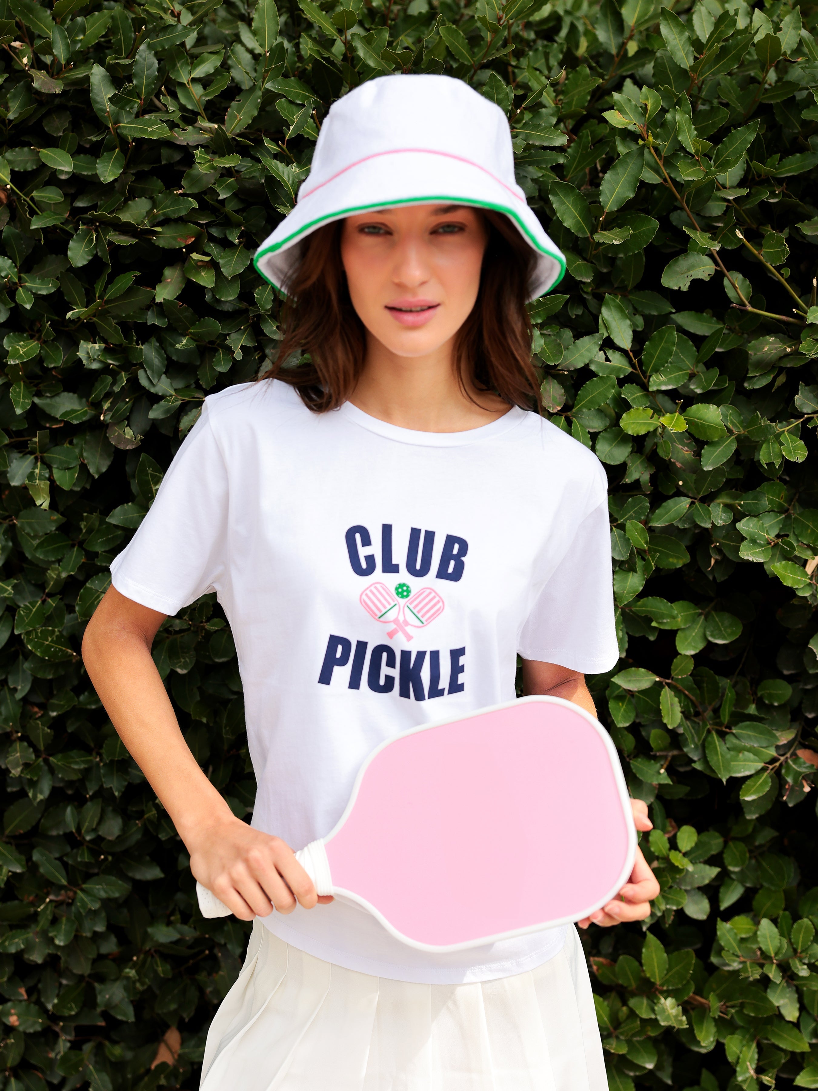 Shiraleah "Club Pickle" T-Shirt, White