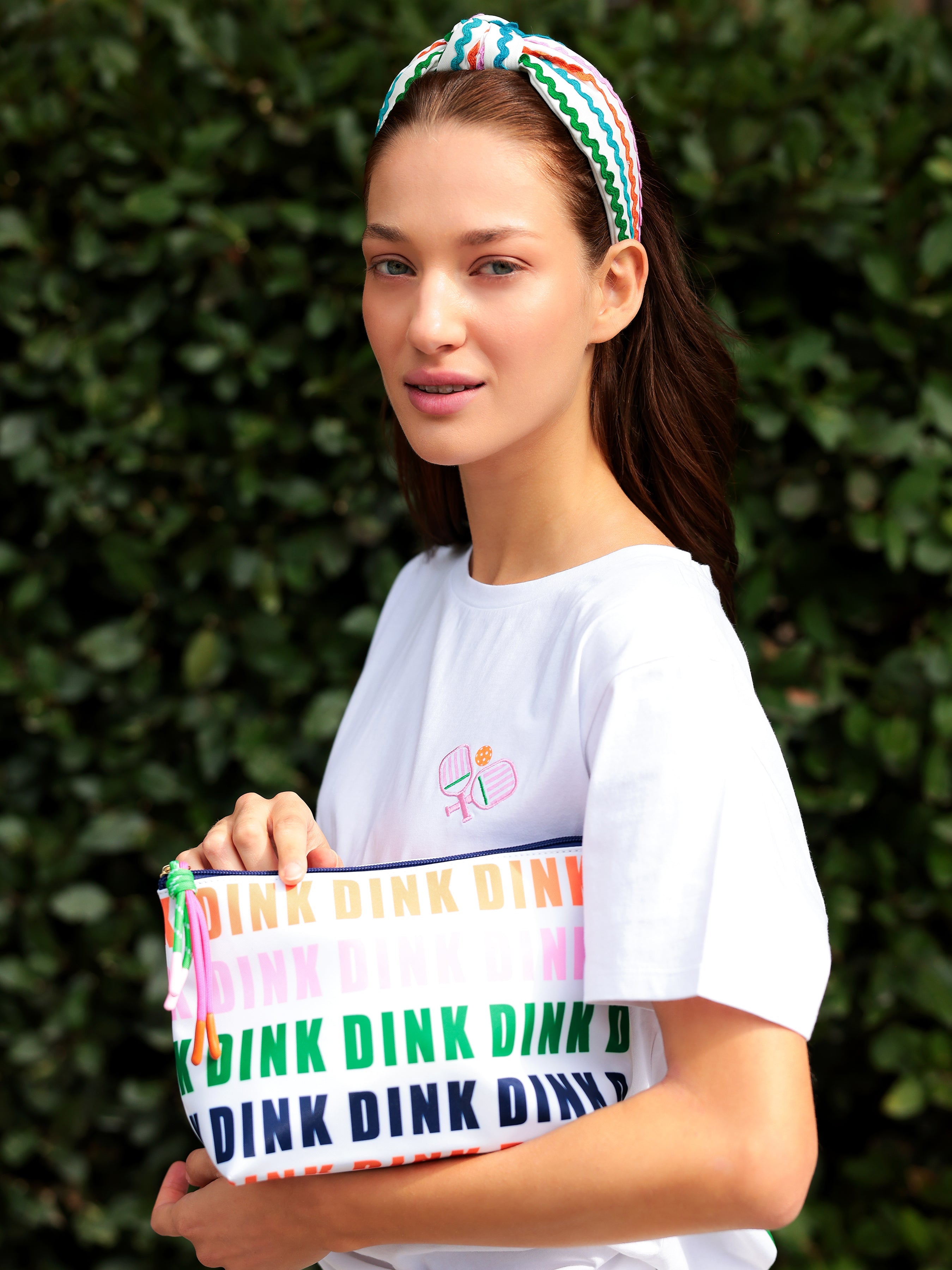 Shiraleah "Dink Dink Dink" T-Shirt, White