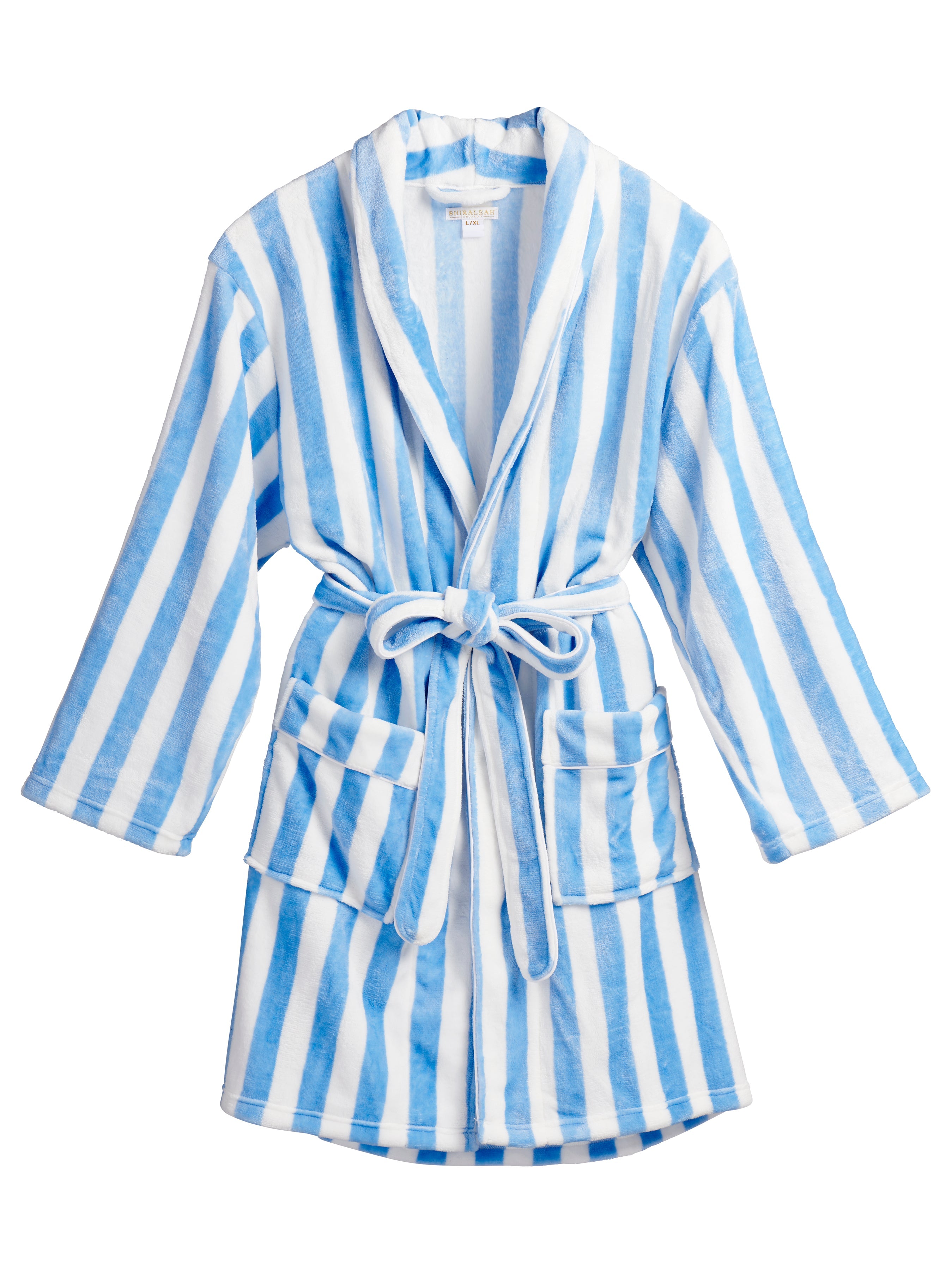 Shiraleah Helena Stripe Robe, Sky