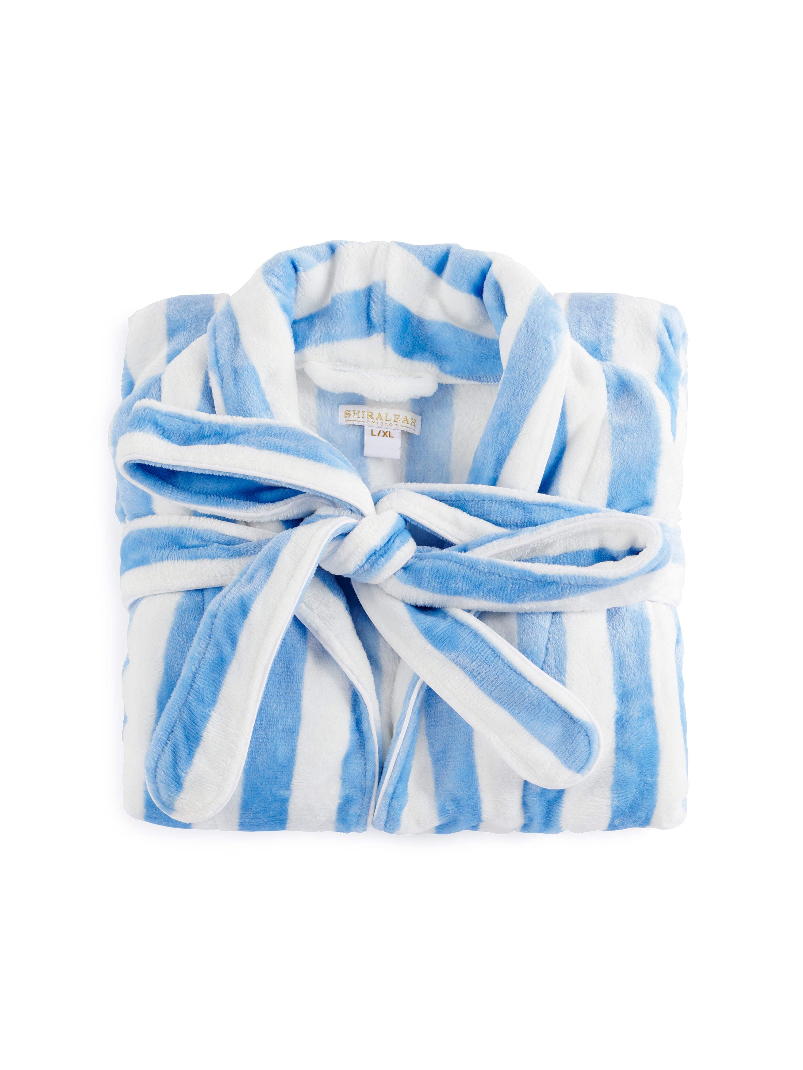 Shiraleah Helena Stripe Robe, Sky