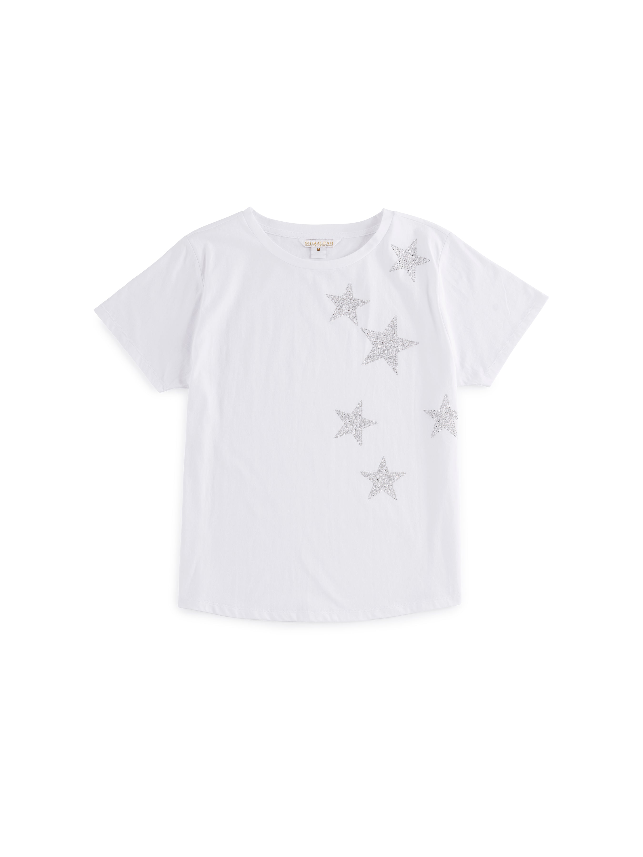 Shiraleah Stars T-Shirt, White