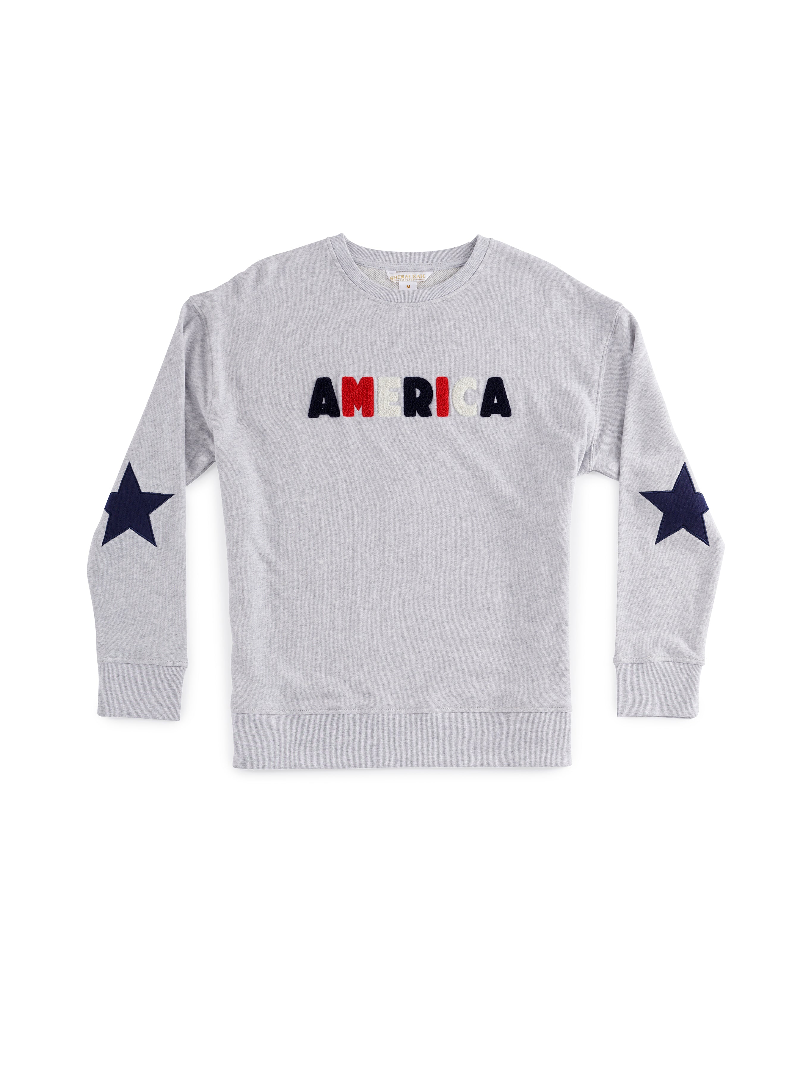 Shiraleah "America" Sweatshirt, Grey