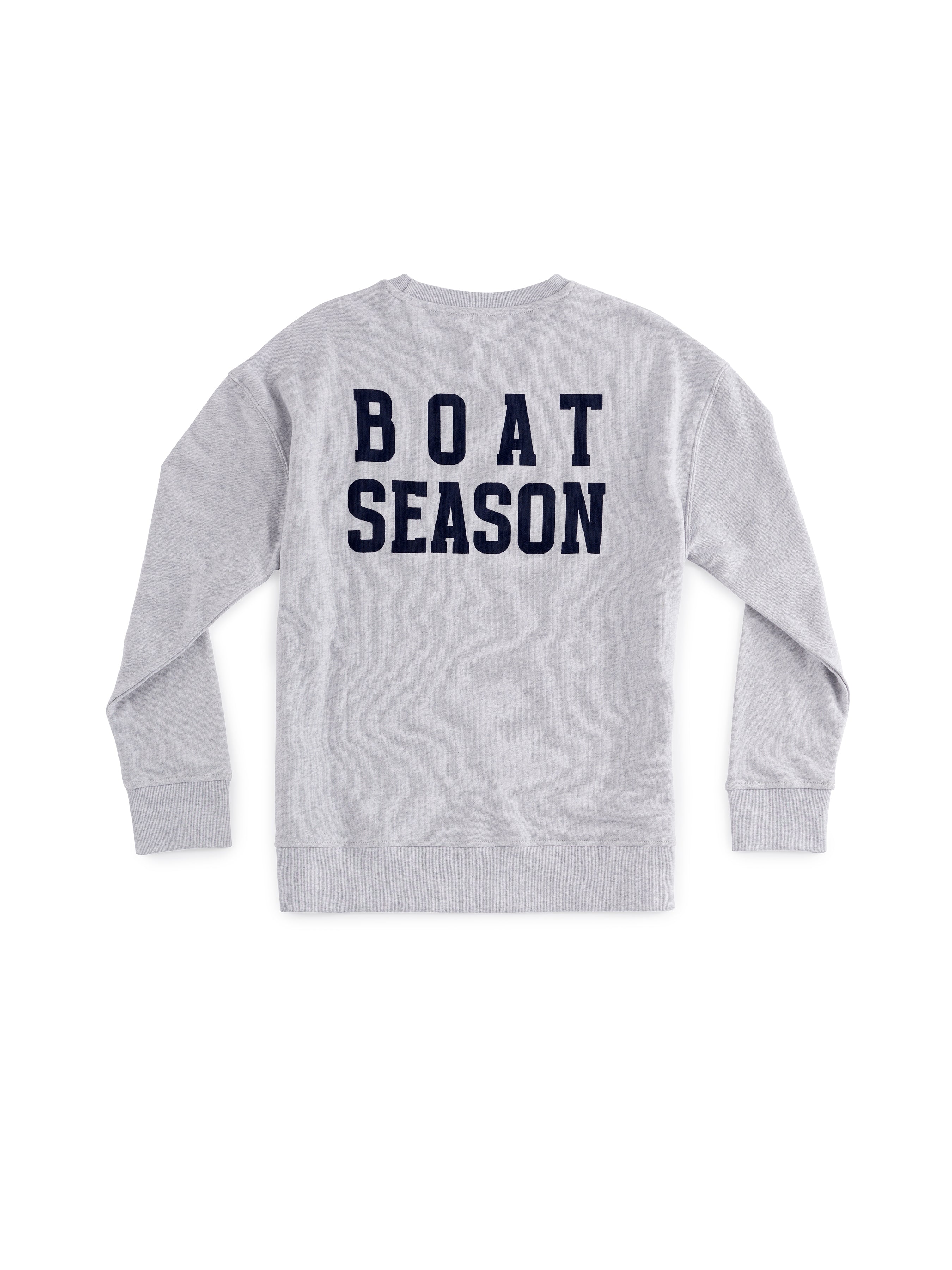 Shiraleah "Boat Season" Sweatshirt, Grey