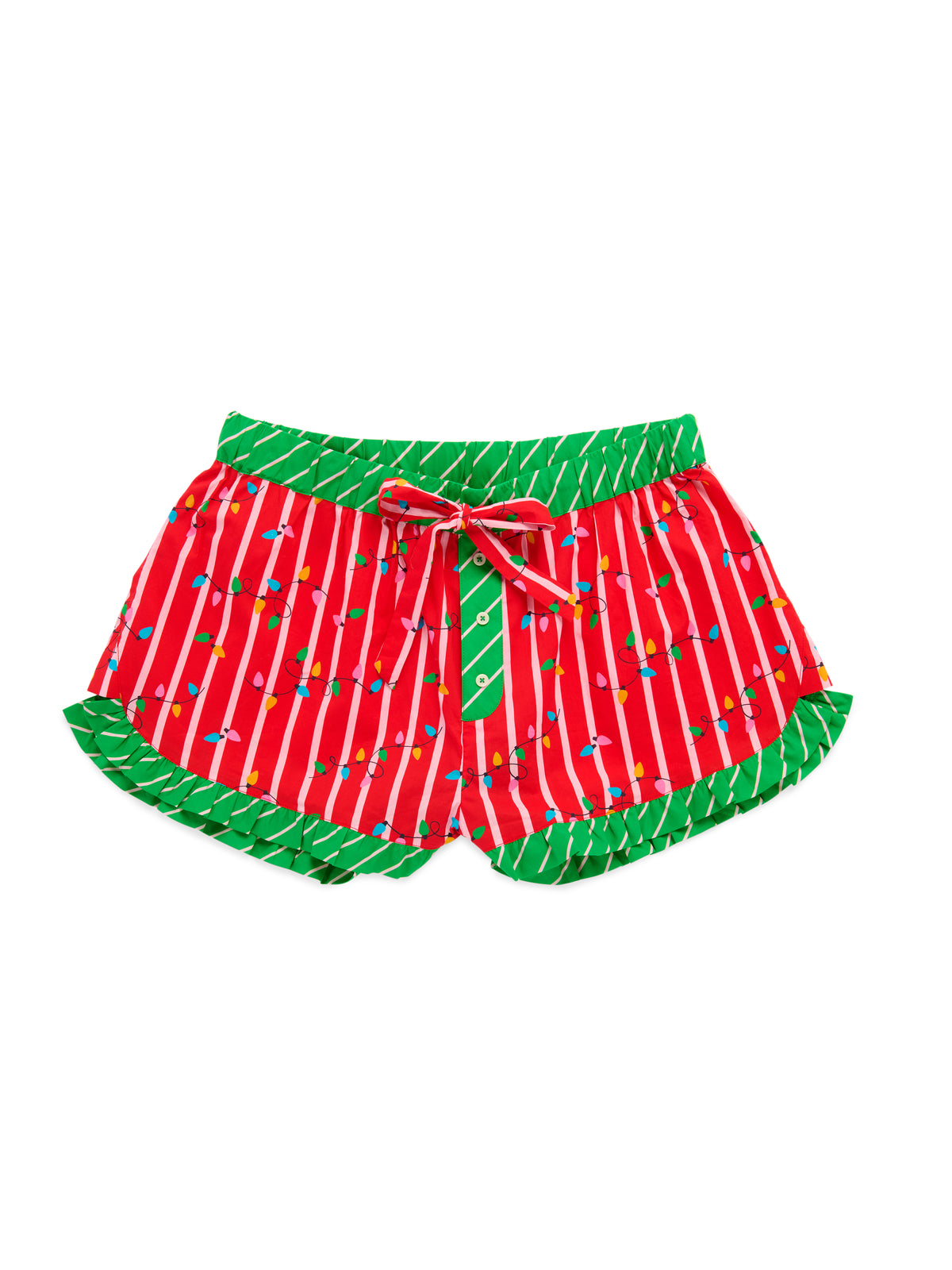 Shiraleah String Lights Boxer Short RED / EXTRA SMALL