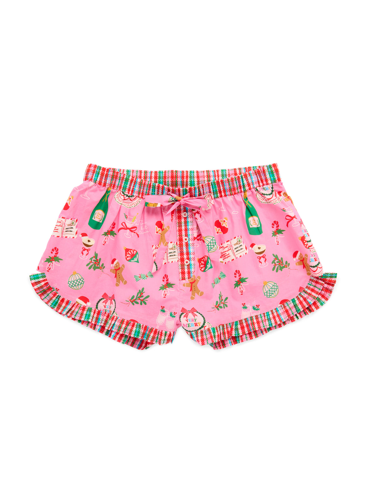 Shiraleah Merry Icons Boxer Short PINK / EXTRA SMALL