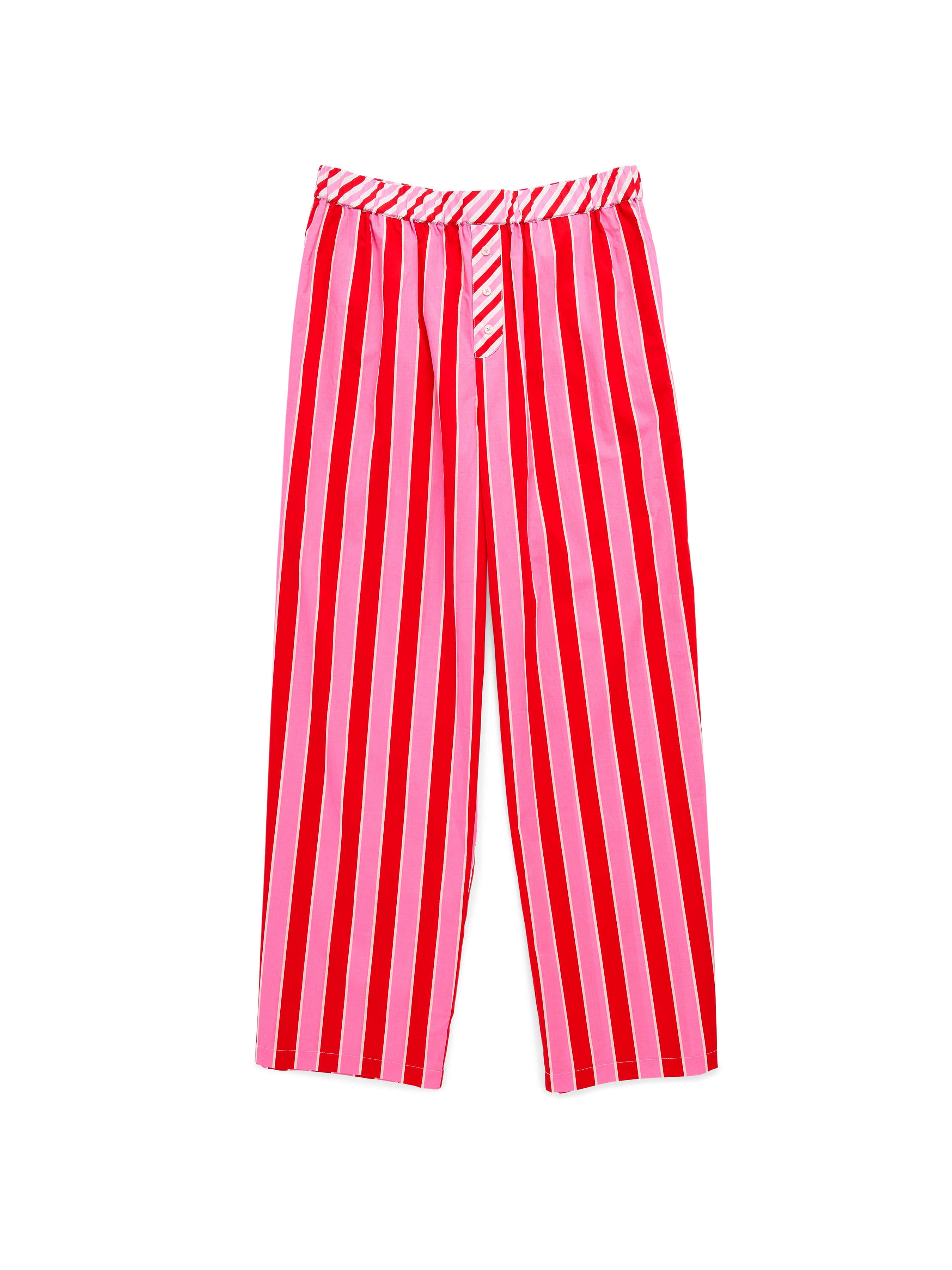 Shiraleah Candy Stripe Boxer Pant PINK / EXTRA SMALL