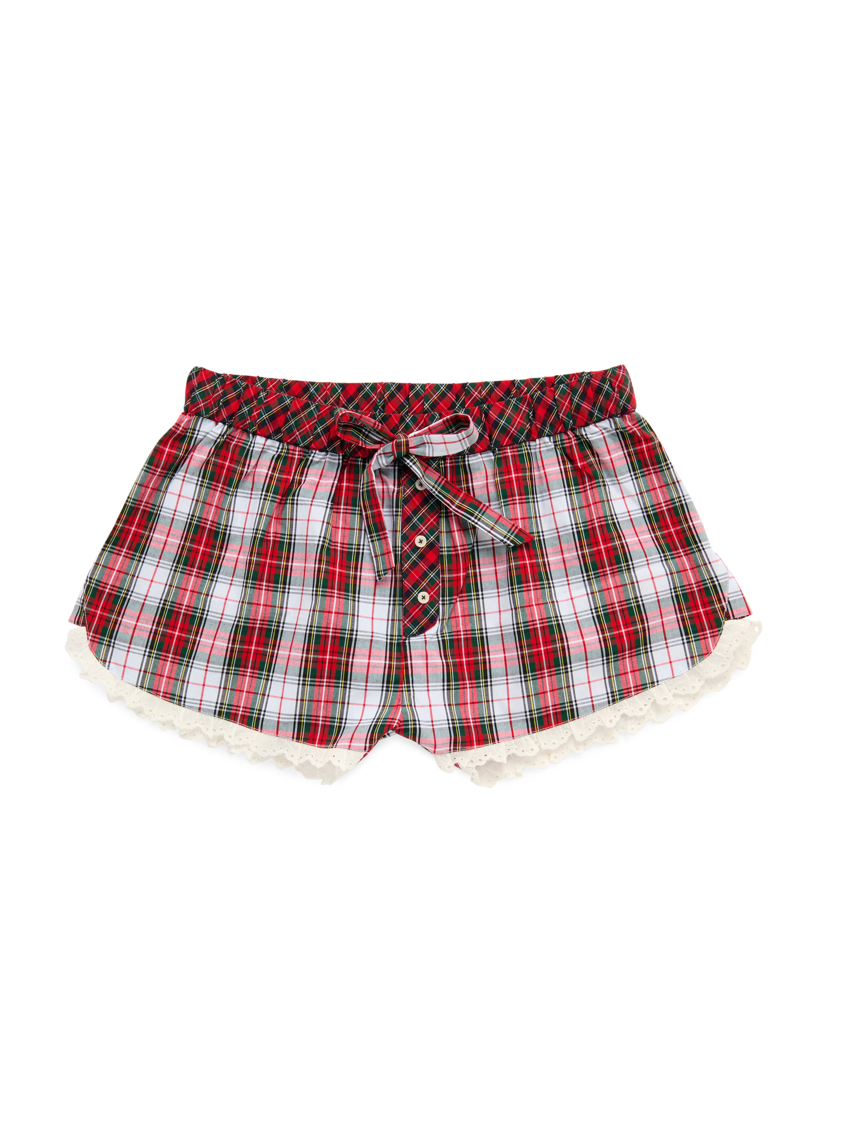 Shiraleah Tartan Boxer Short RED / EXTRA SMALL