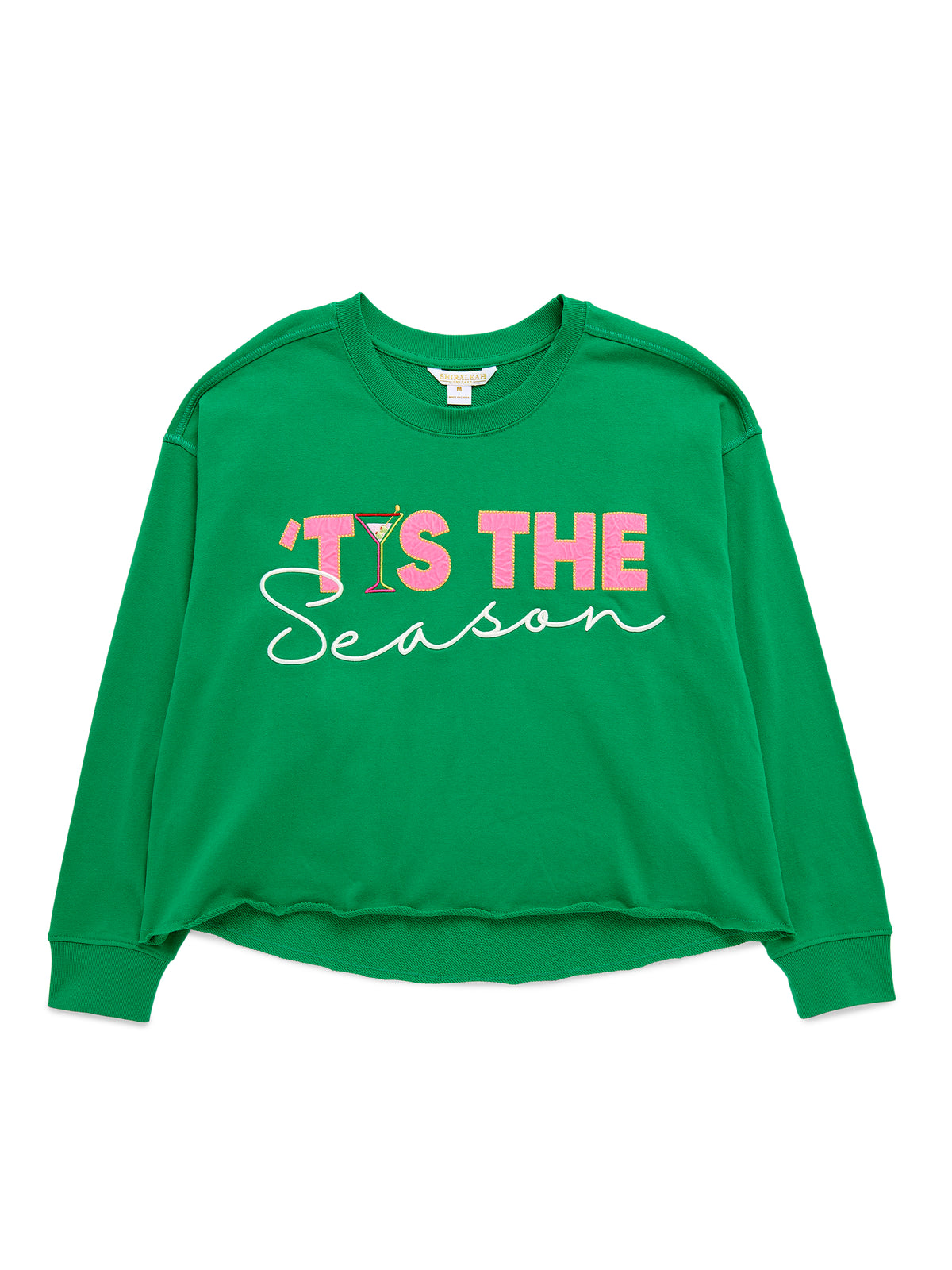 Shiraleah "Tis The Season" Lounge Sweatshirt GREEN / EXTRA SMALL