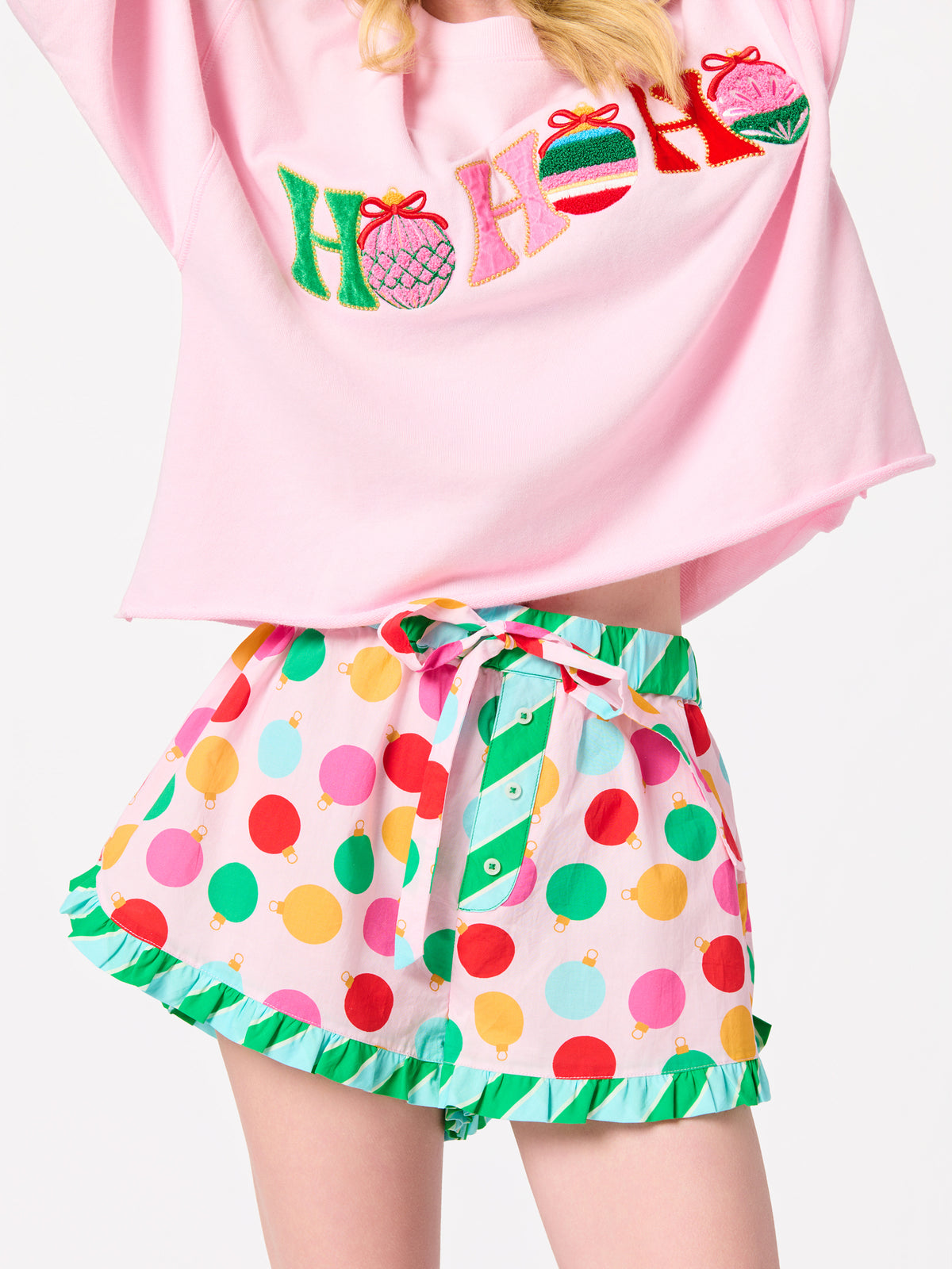 Shiraleah Ornament Boxer Short BLUSH / EXTRA SMALL