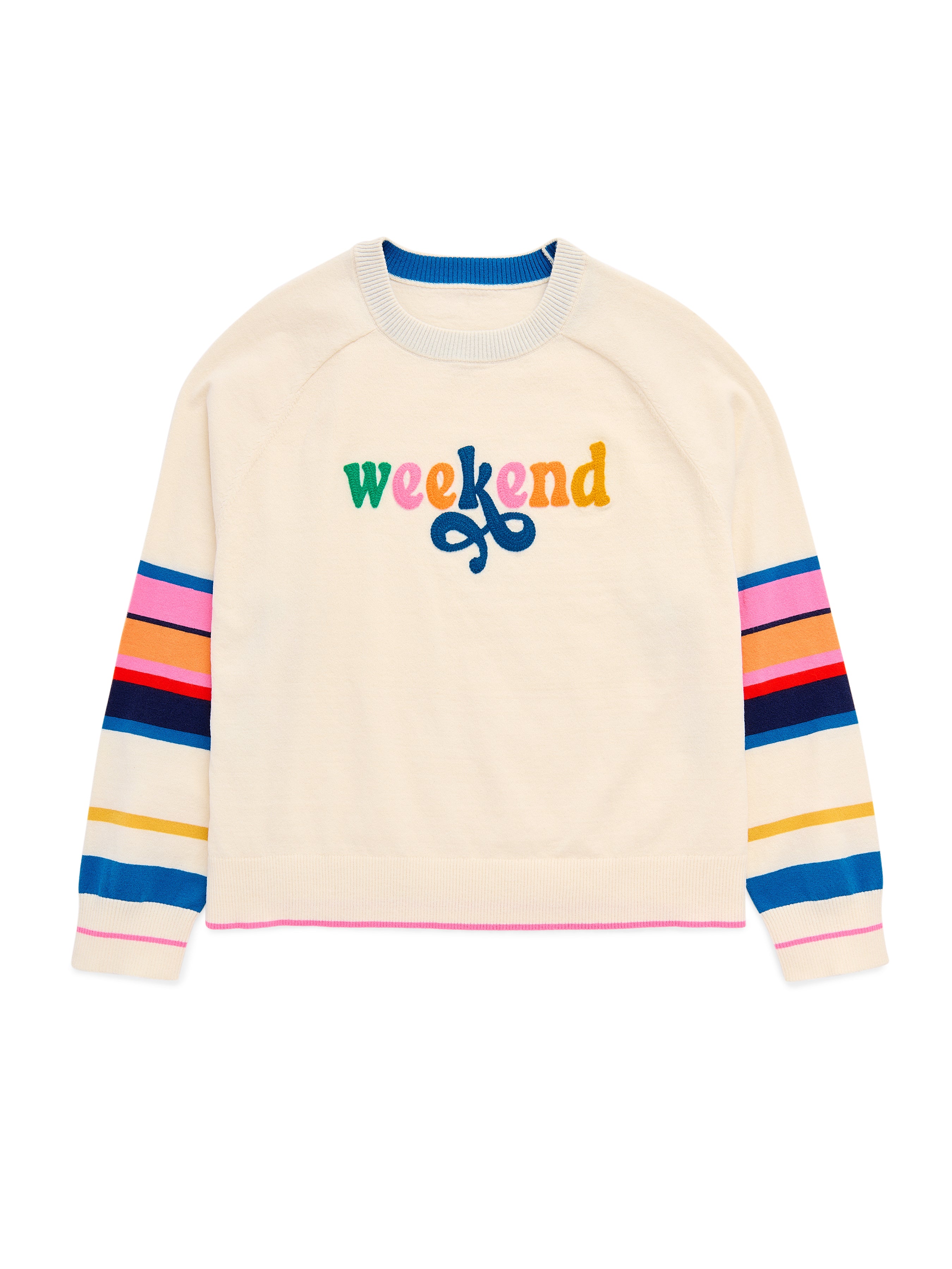 Shiraleah "Weekend" Lightweight Boxy Sweater IVORY / EXTRA SMALL