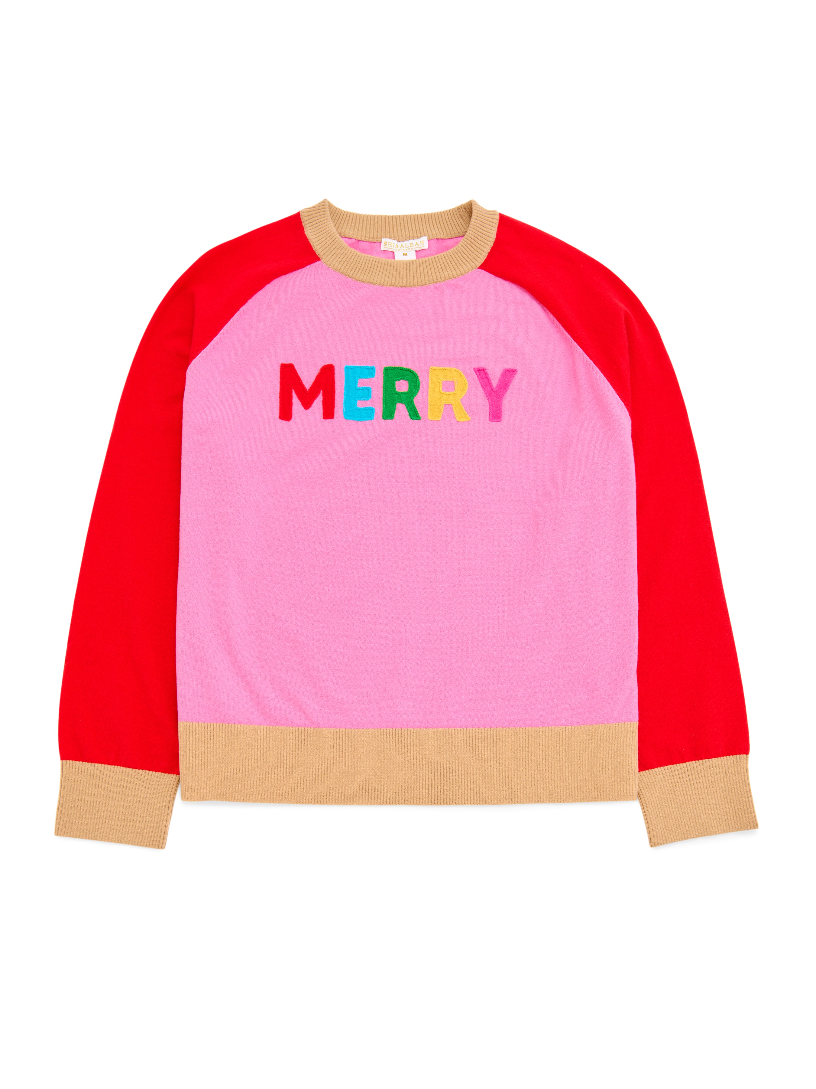 Shiraleah "Merry" Lightweight Boxy Sweater PINK / EXTRA SMALL