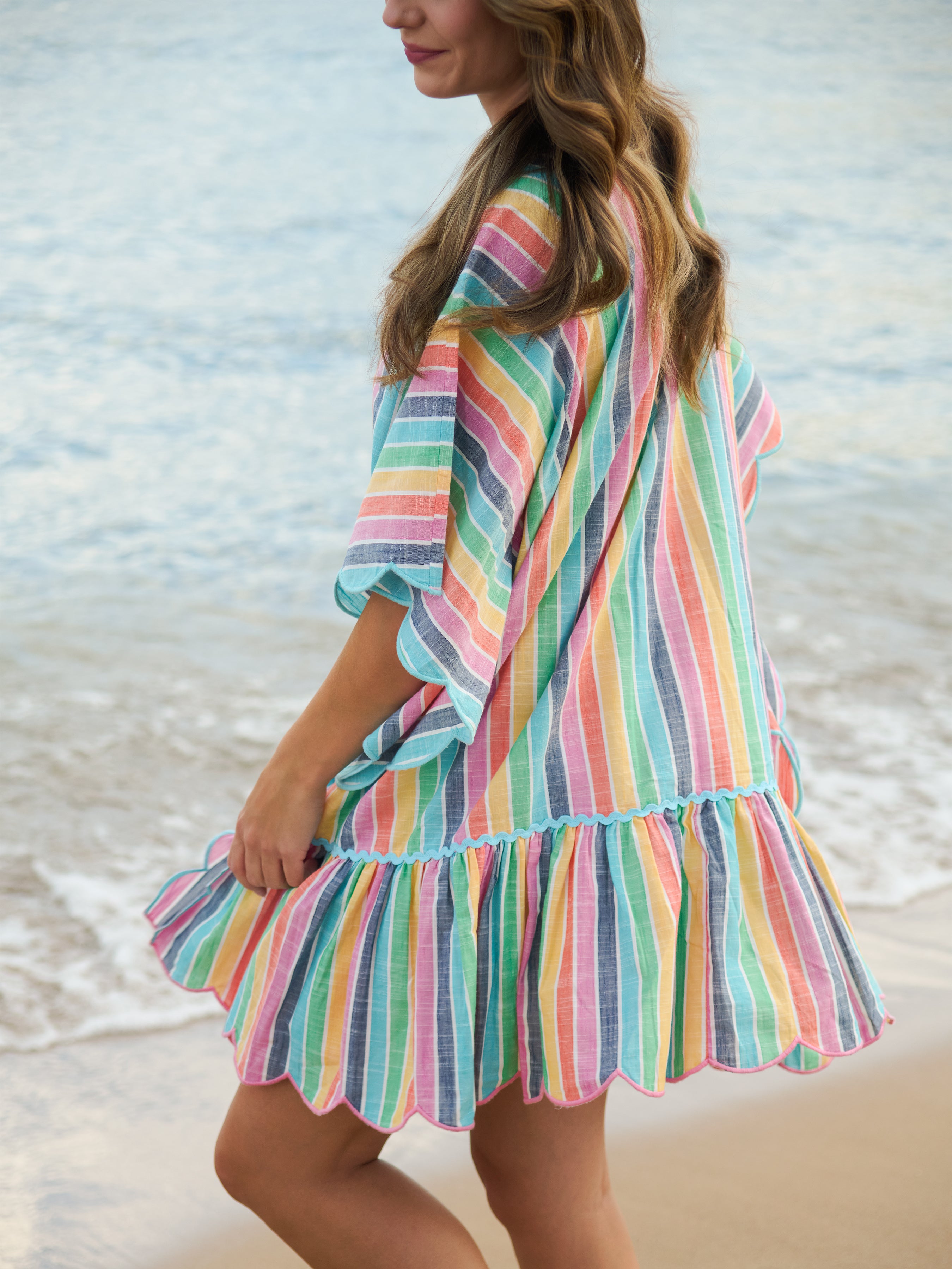 Shiraleah Rosalia Mini Caftan MULTI