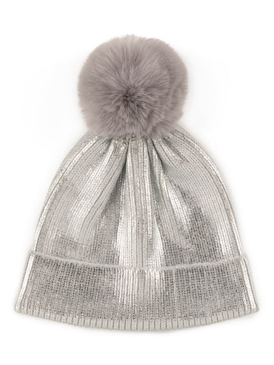 Shiraleah Jax Beanie, Silver