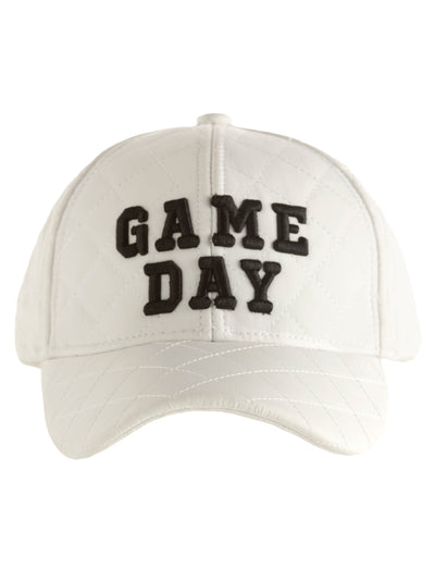 Shiraleah "Game Day" Ball Cap, White