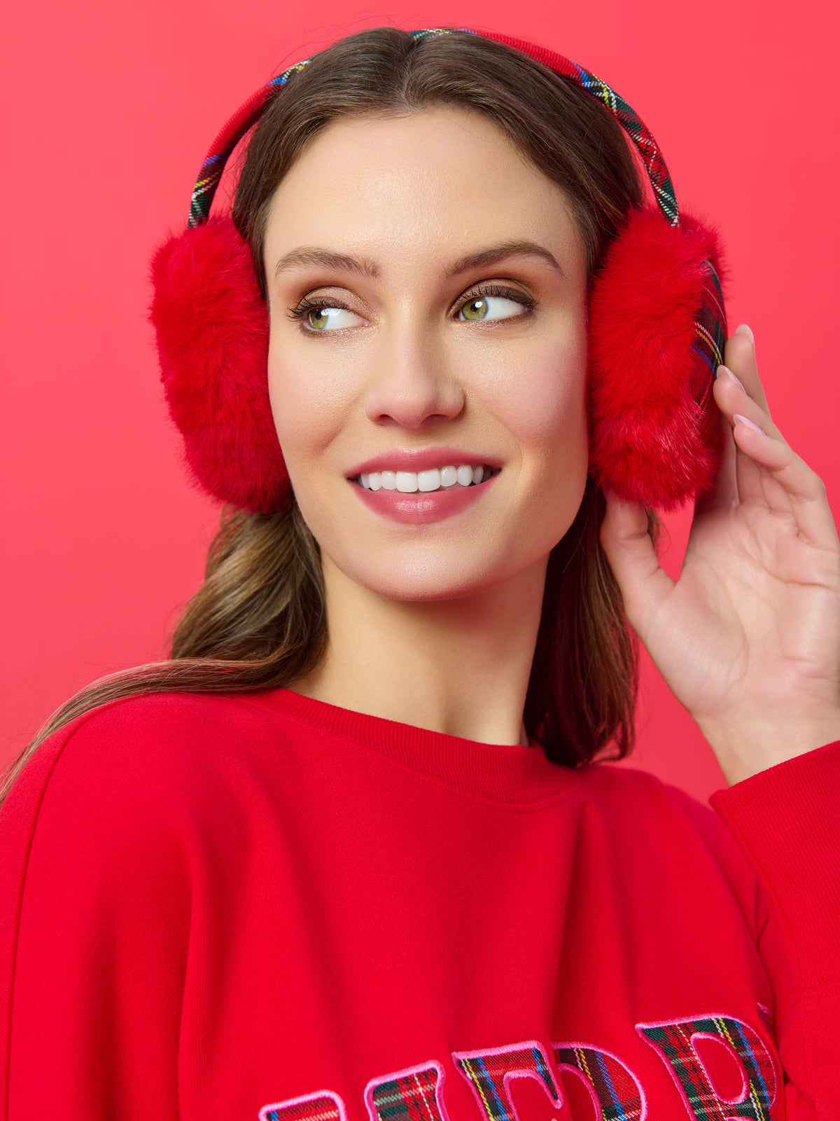 Shiraleah Scottie Earmuffs RED / OS
