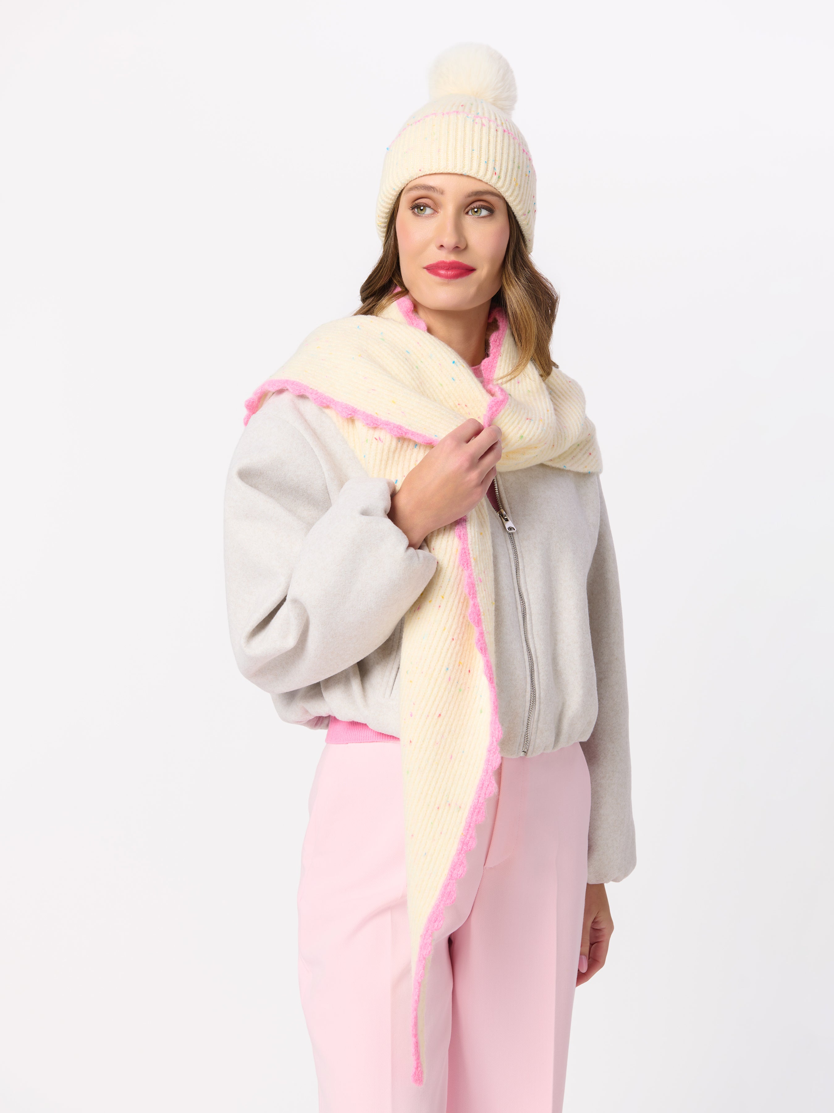Shiraleah Kendra Beanie IVORY / OS