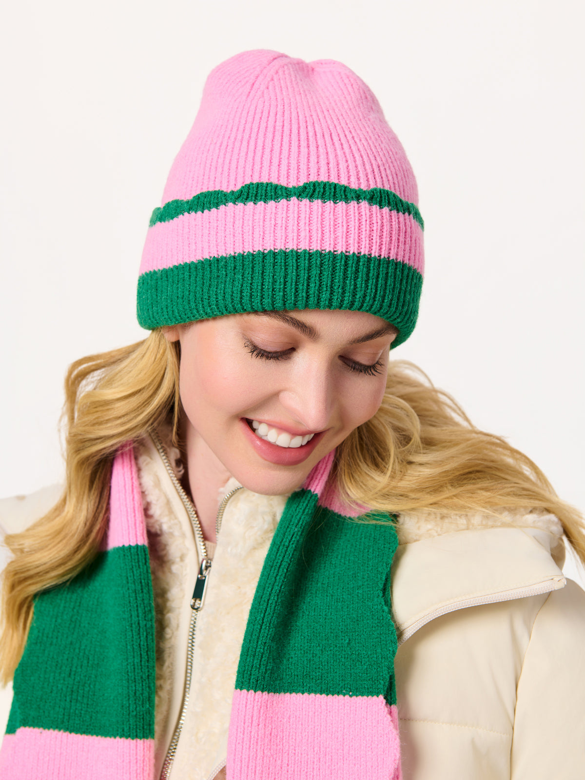Shiraleah Scala Beanie GREEN / OS