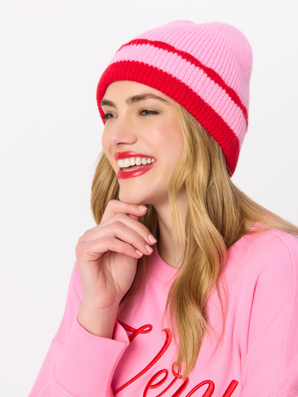 Shiraleah Scala Beanie RED / OS