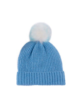 Shiraleah Pick-A-Pom Winter Knit Hat/Beanie, Blue - FINAL SALE ONLY