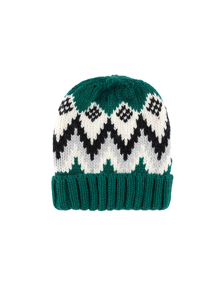 Shiraleah Andy Winter Knit Hat/Beanie, Green - FINAL SALE ONLY