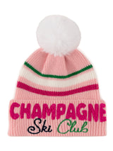 Shiraleah Colorado "Champagne Ski Club" Beanie, Blush