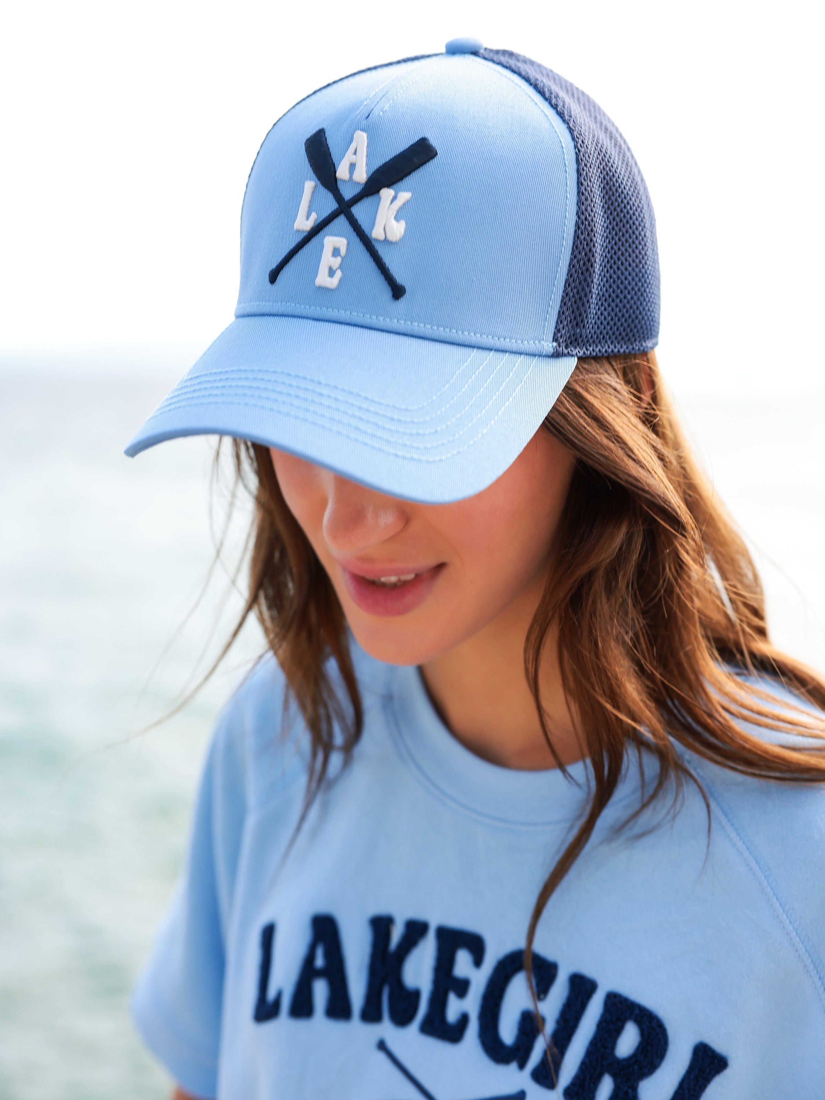 Shiraleah "Lake" Trucker Hat, Sky