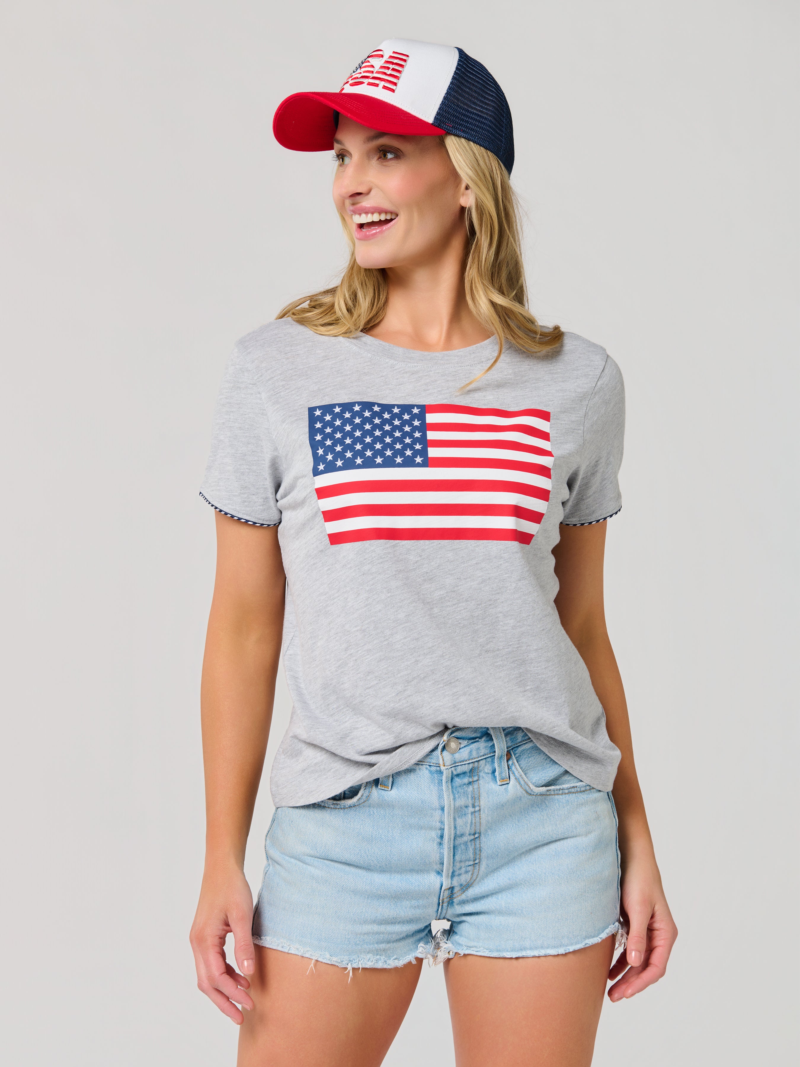 Shiraleah "USA" Trucker Hat, Multi
