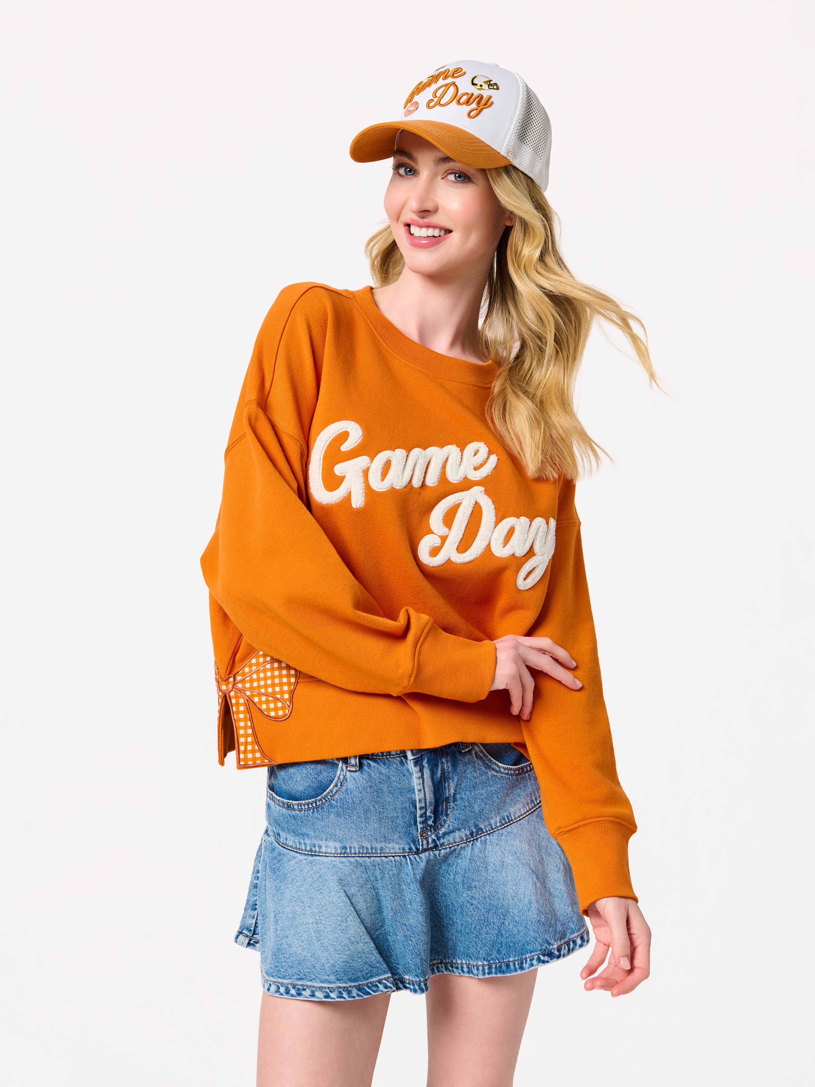 Shiraleah "Game Day" Trucker Hat BURNT ORANGE / OS