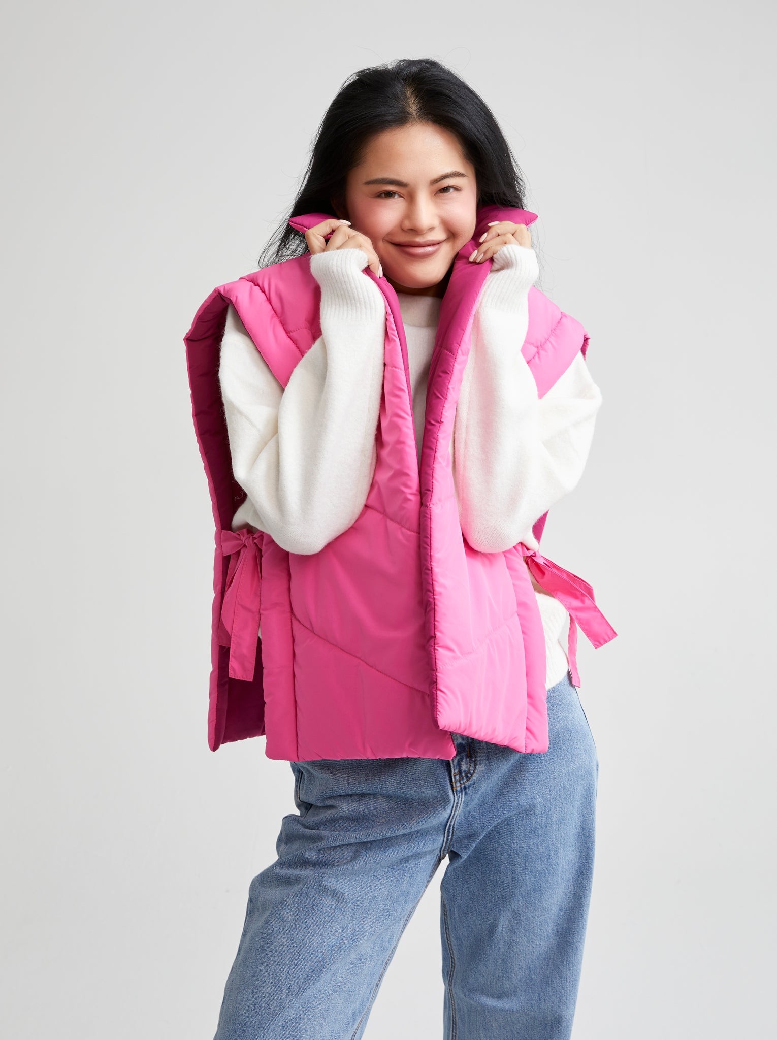 Shiraleah Petra Reversible Vest, Pink - FINAL SALE ONLY