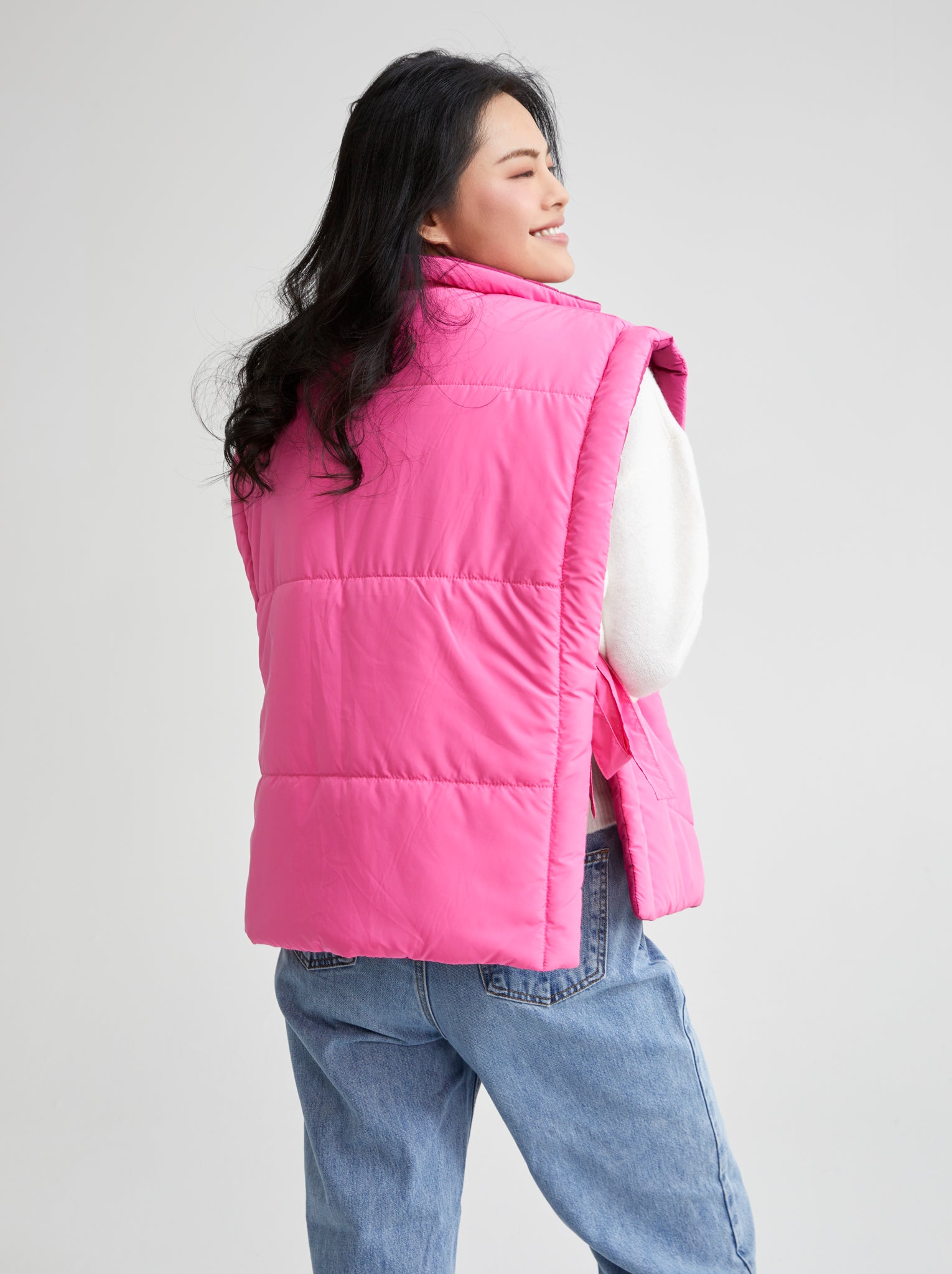 Shiraleah Petra Reversible Vest, Pink - FINAL SALE ONLY