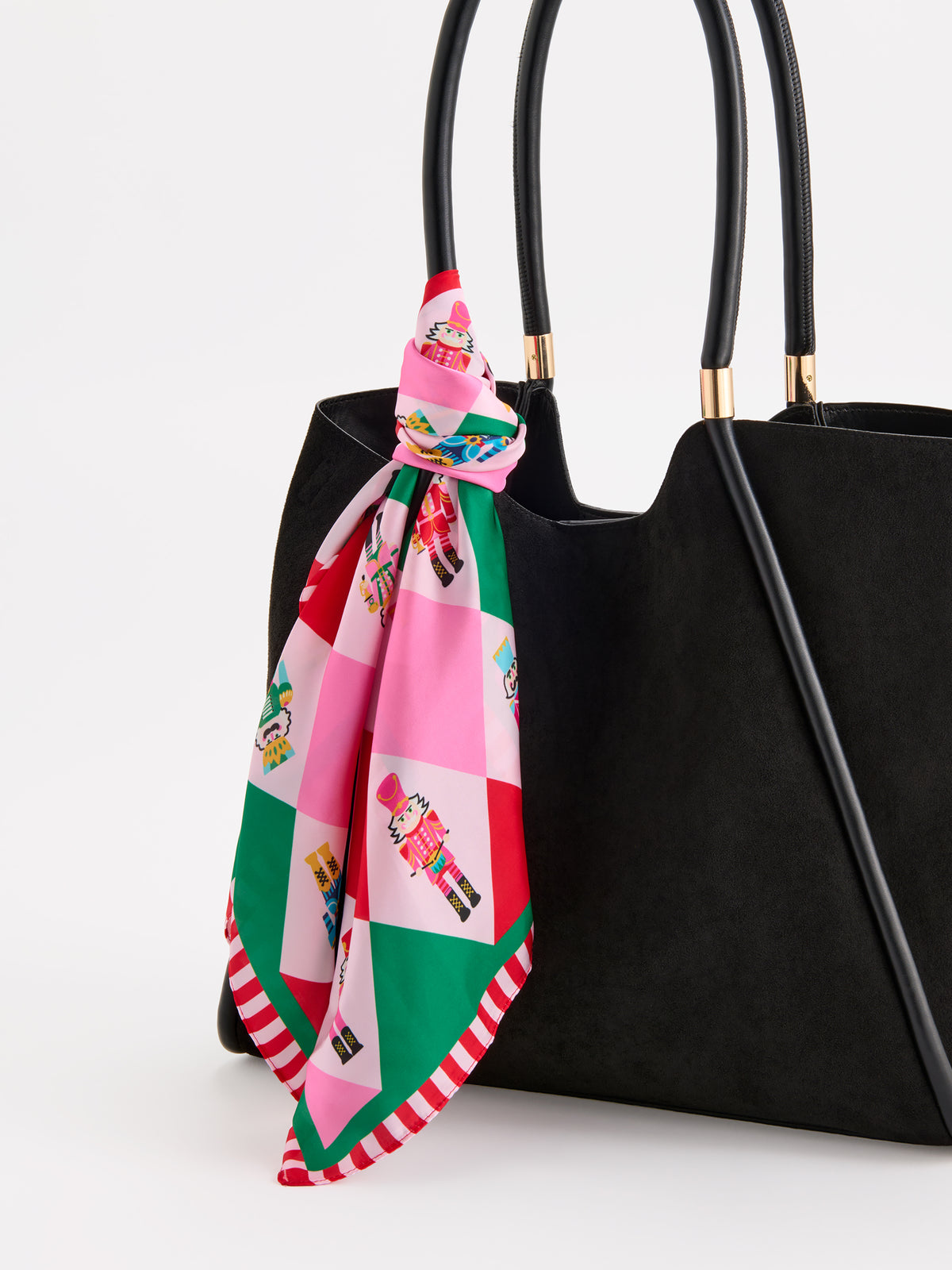 Shiraleah Festive Nutcracker Square Scarf, Multi