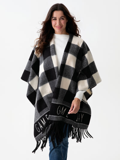 Shiraleah Callie "Game Day" Cape, Black