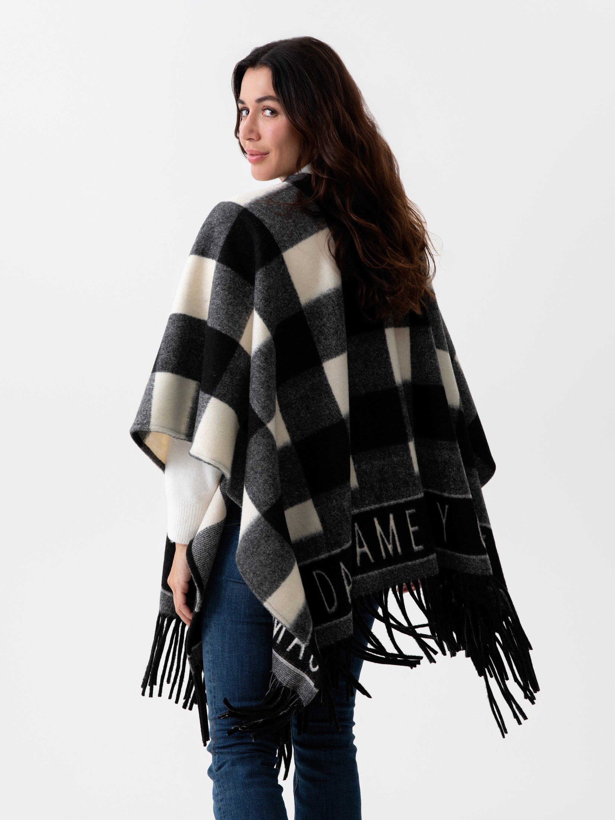 Shiraleah Callie "Game Day" Cape, Black