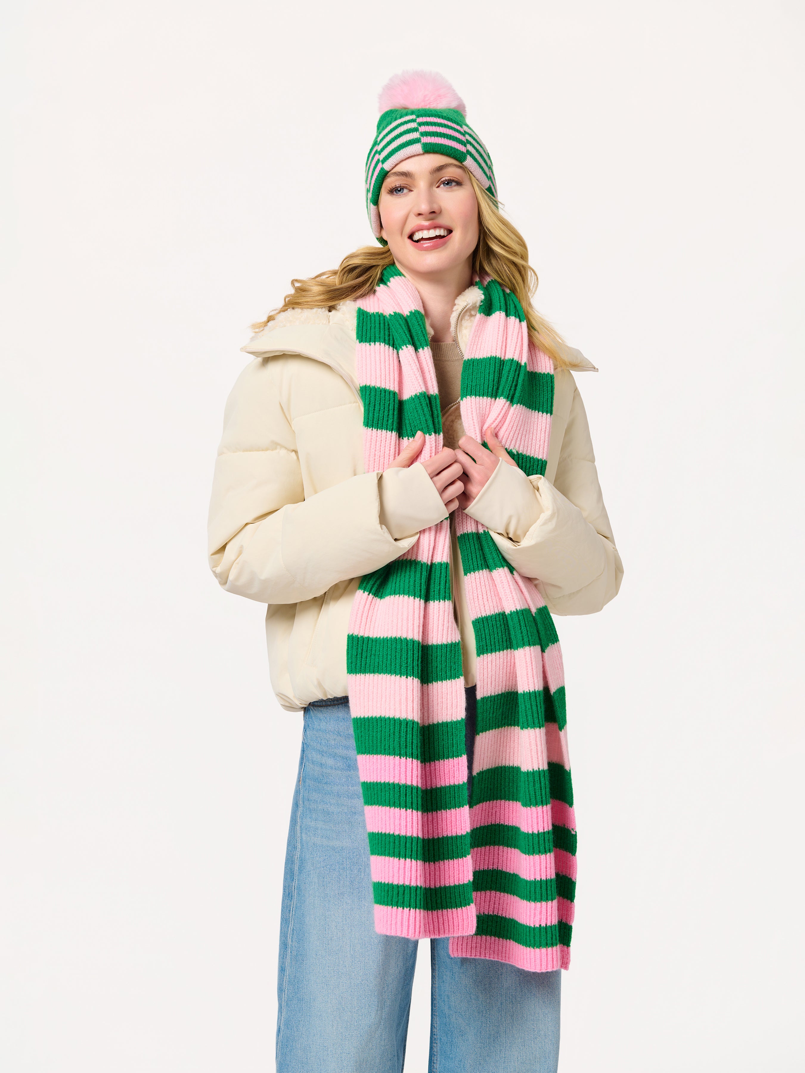 Shiraleah Jenny Scarf, Pink