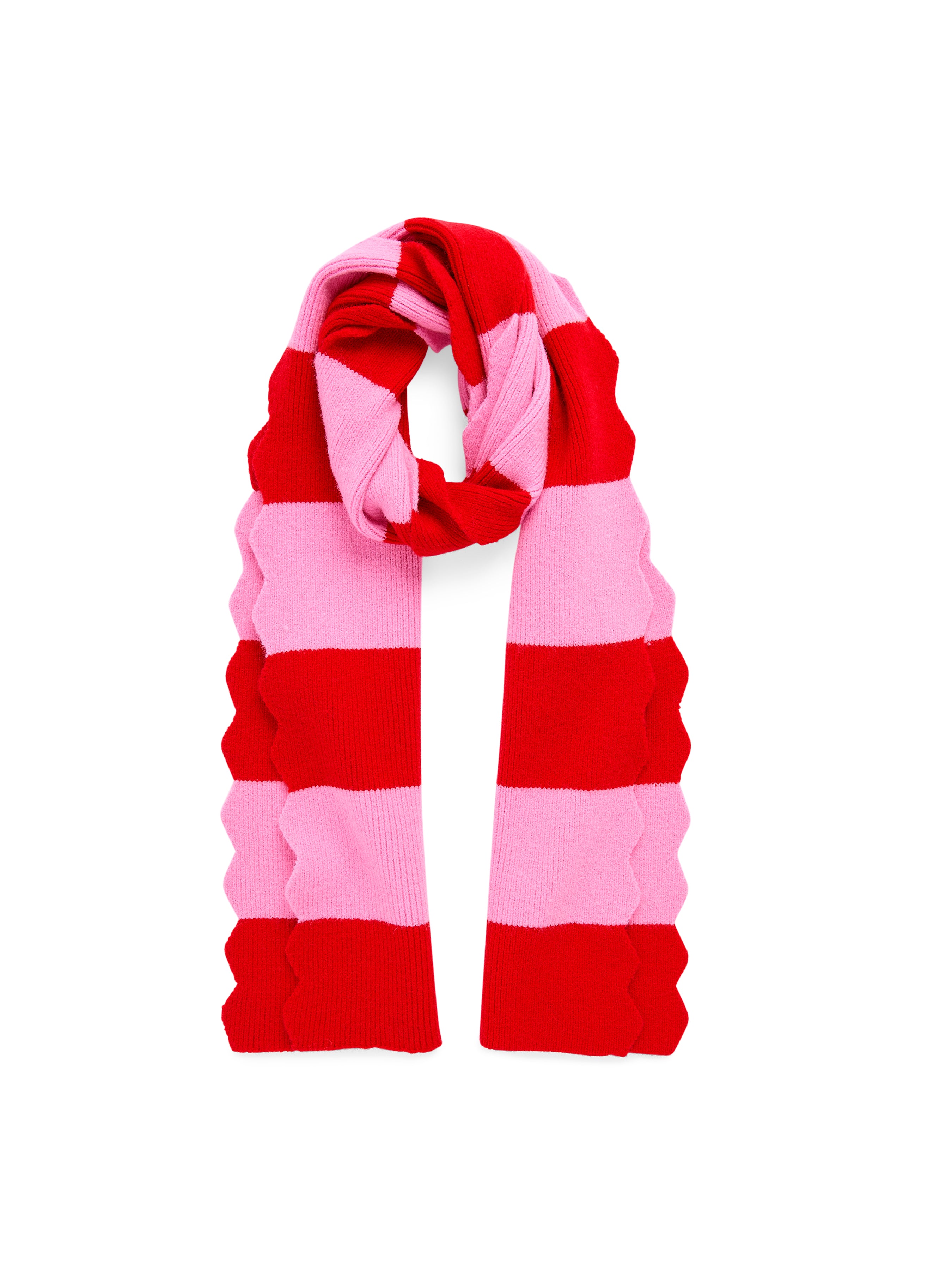 Shiraleah Scala Striped Scarf RED / OS