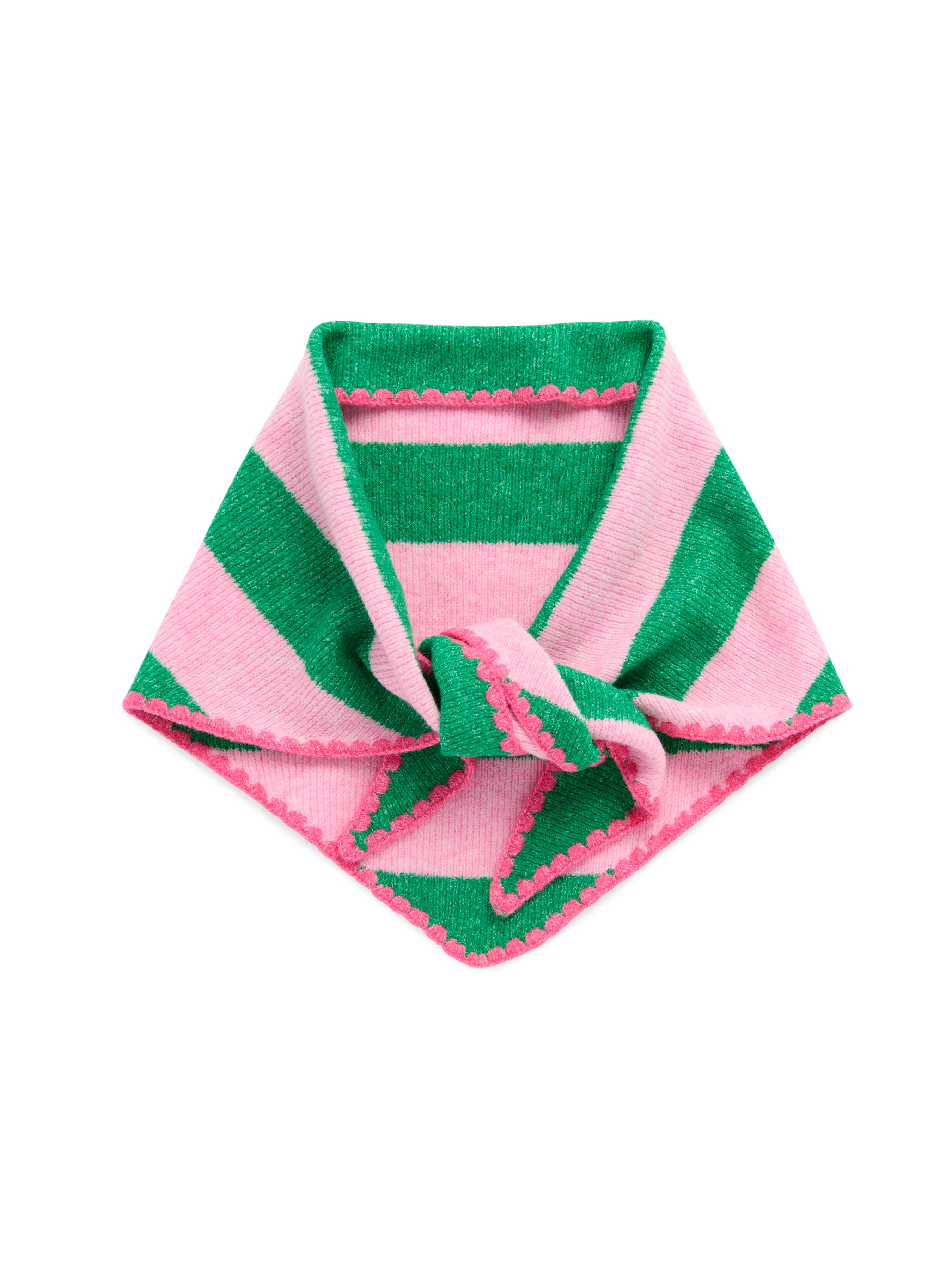Shiraleah Joy Small Triangle Scarf GREEN / OS