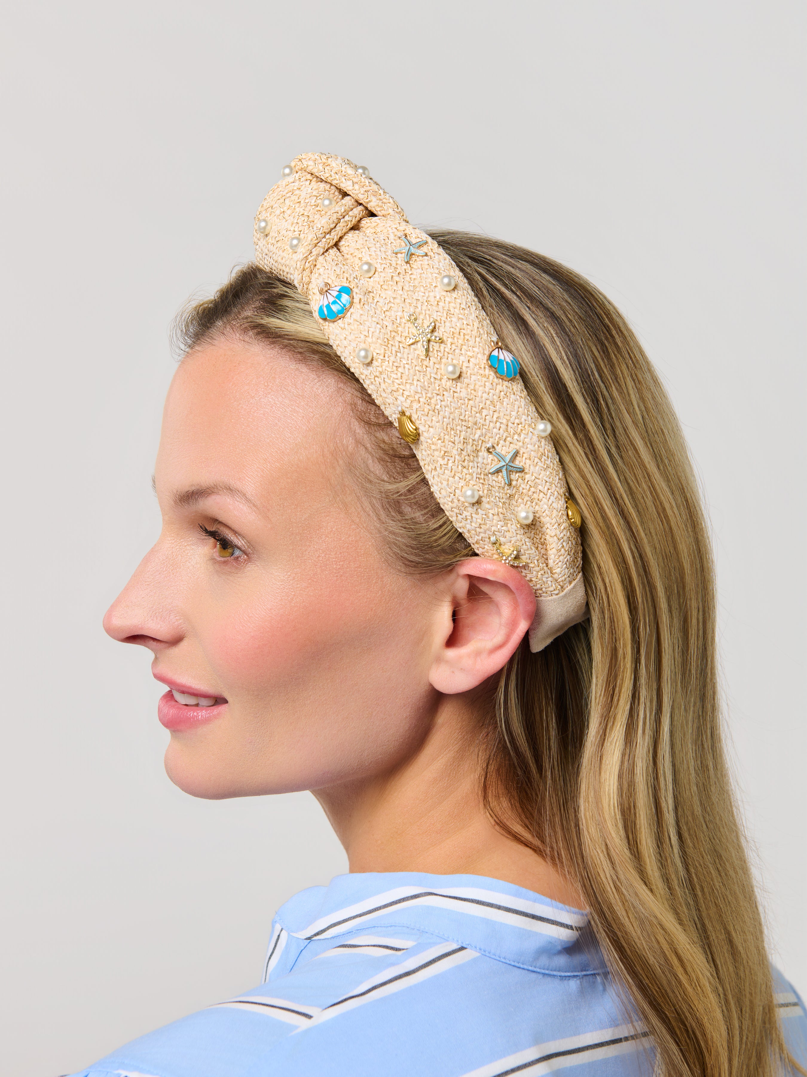Shiraleah Ocean Charms Headband, Natural
