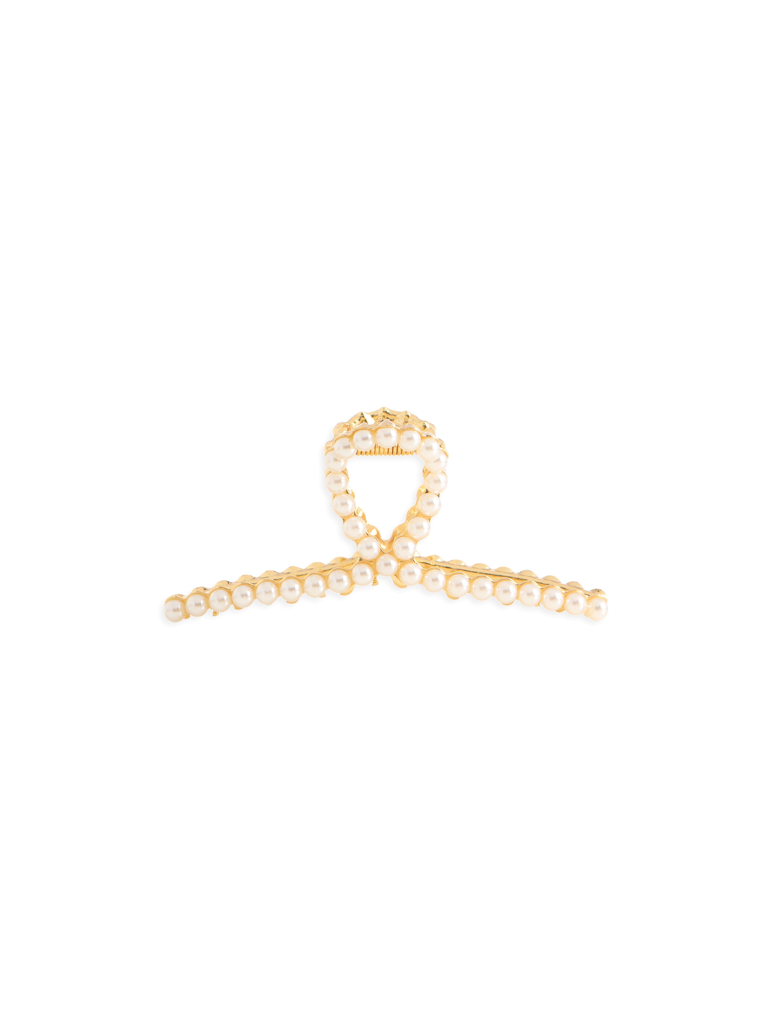 Shiraleah Mini Pearl Claw Clip, Pearl