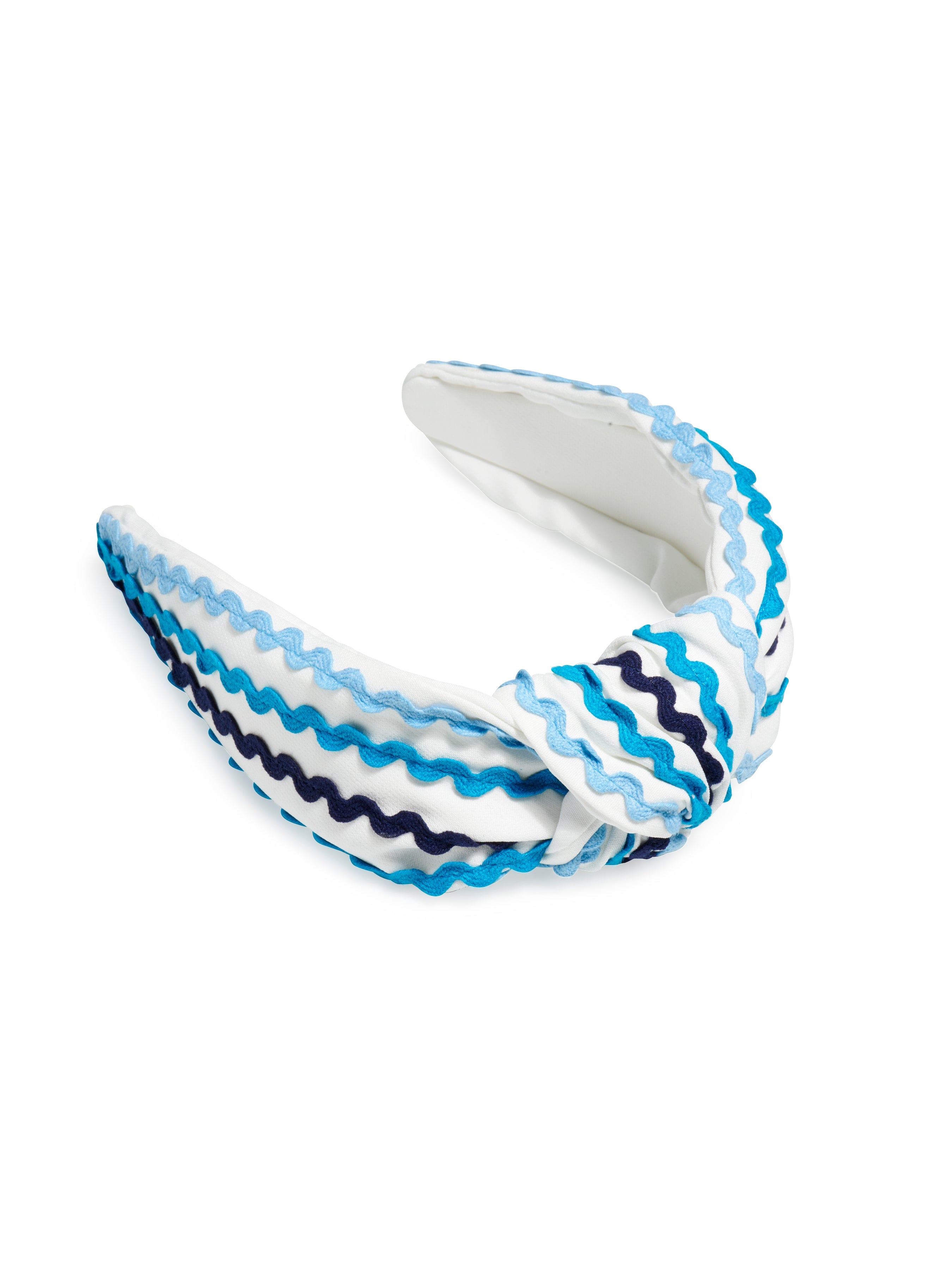 Shiraleah Ric Rac Knotted Headband BLUE