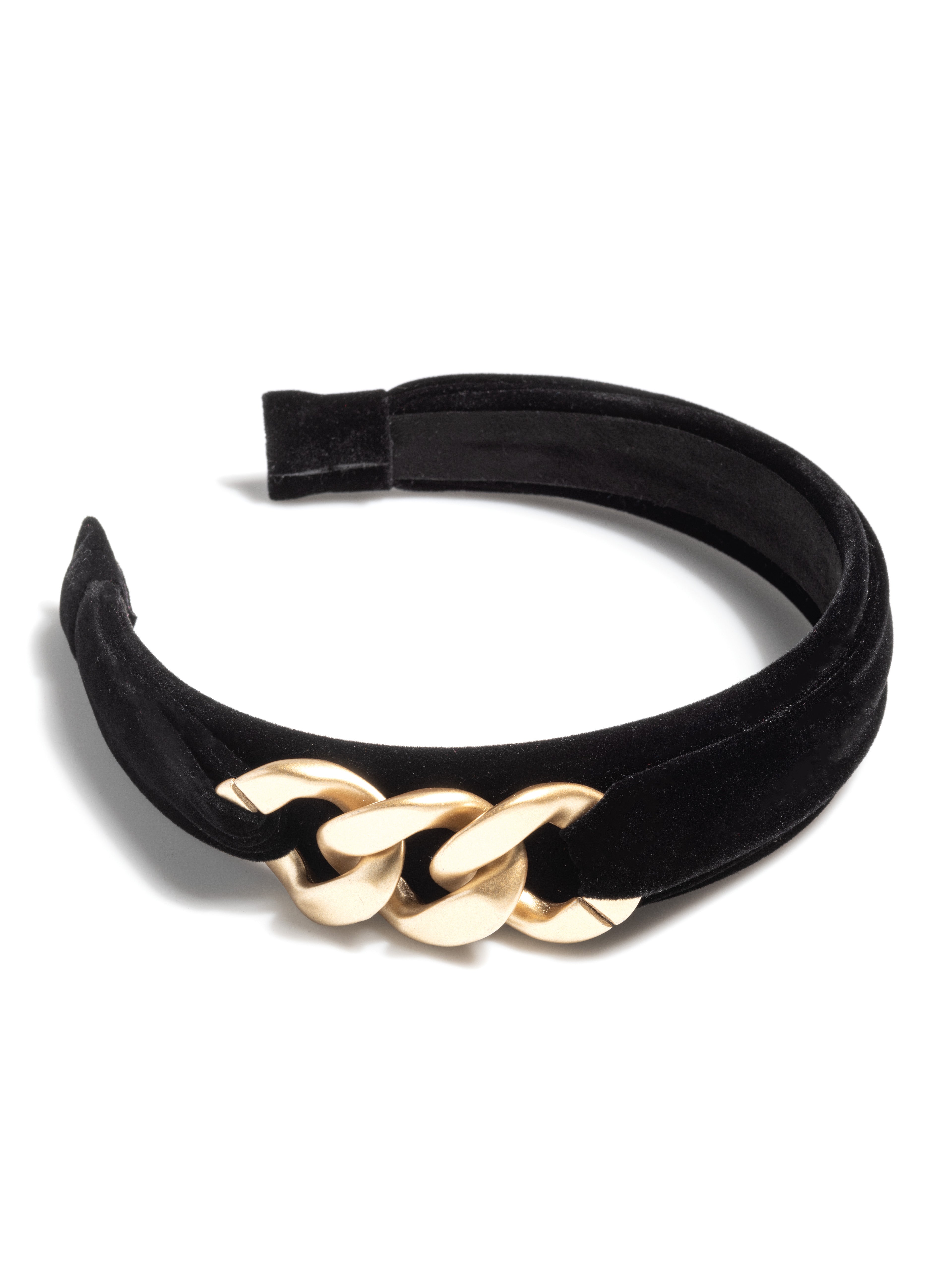 Shiraleah Chain Detail Headband BLACK