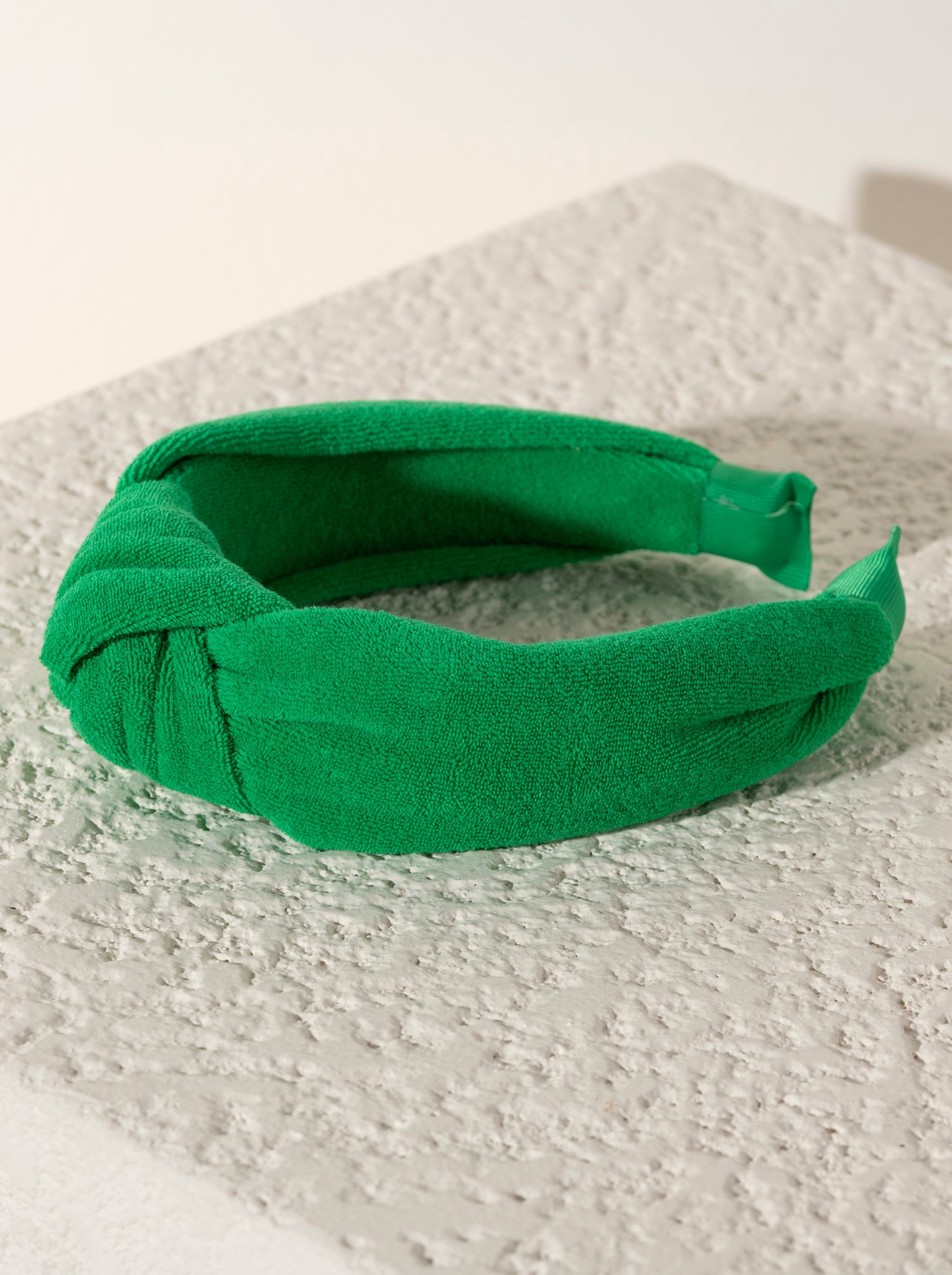 Shiraleah Terry Knotted Headband GREEN