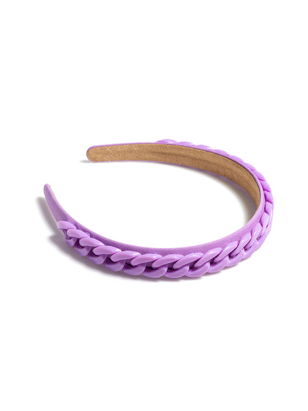 Shiraleah Chainlink Headband, Lilac - FINAL SALE ONLY