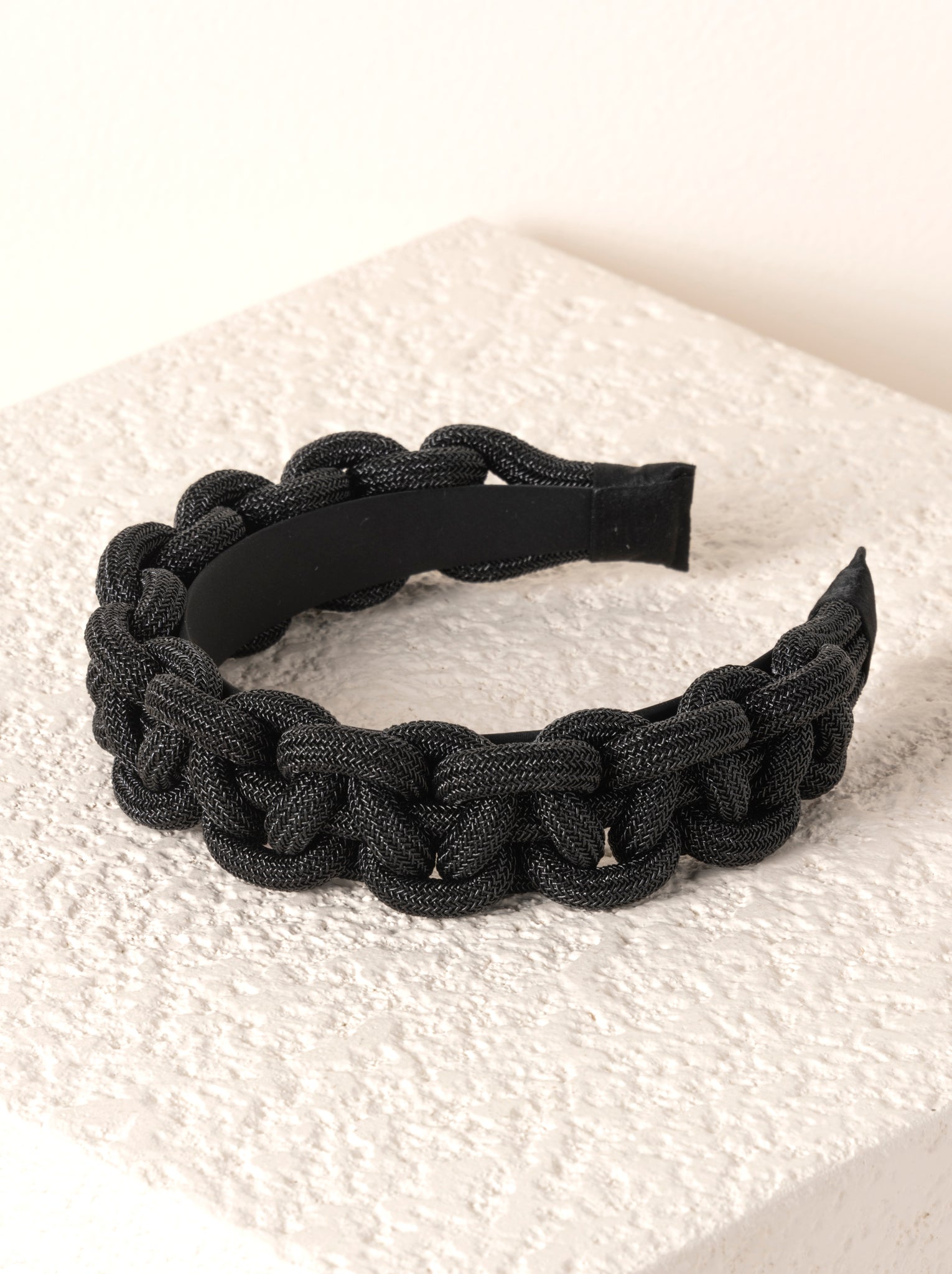 Shiraleah Braided Headband BLACK