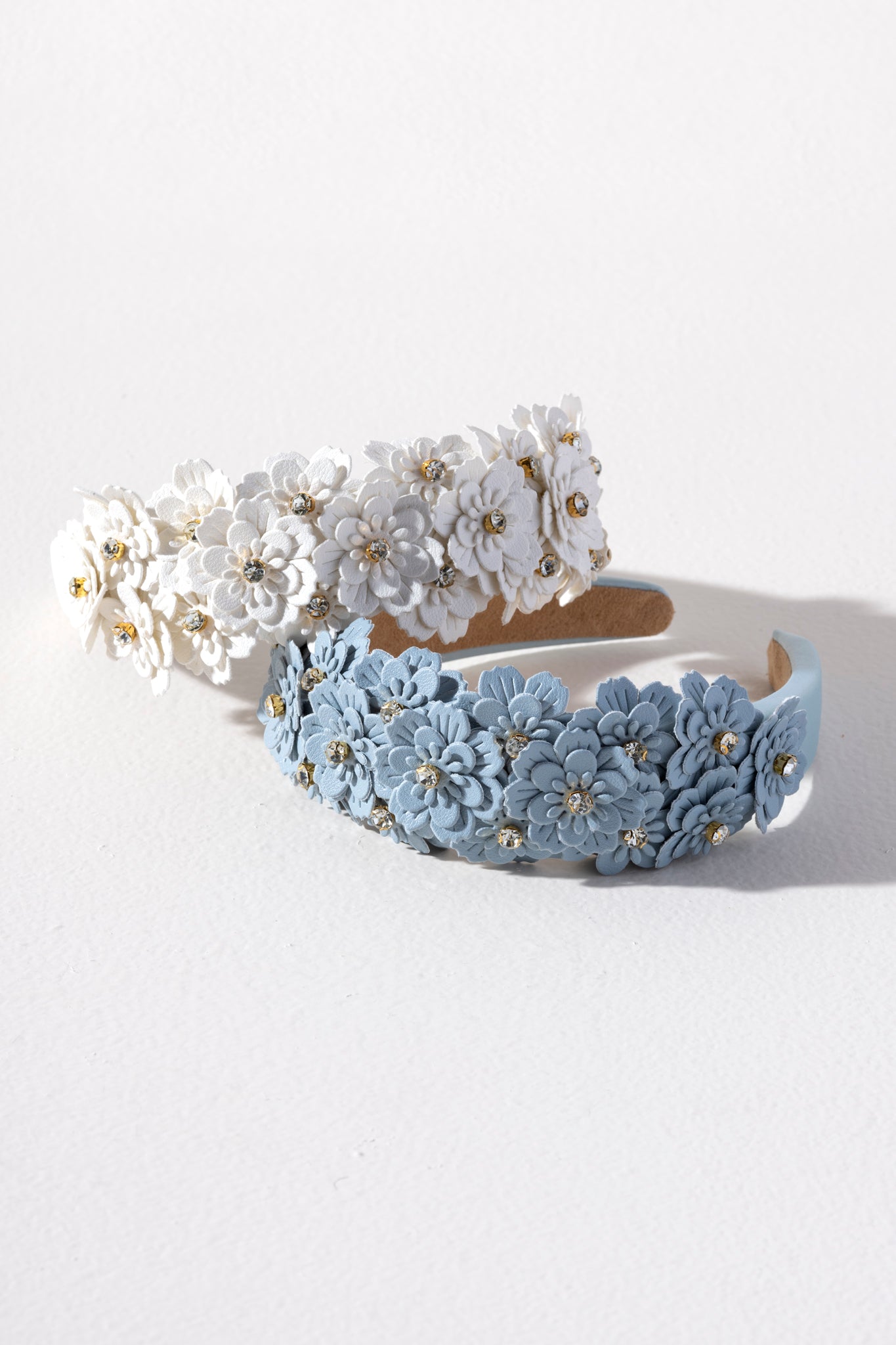 Shiraleah Flower Embellished Headband, Sky