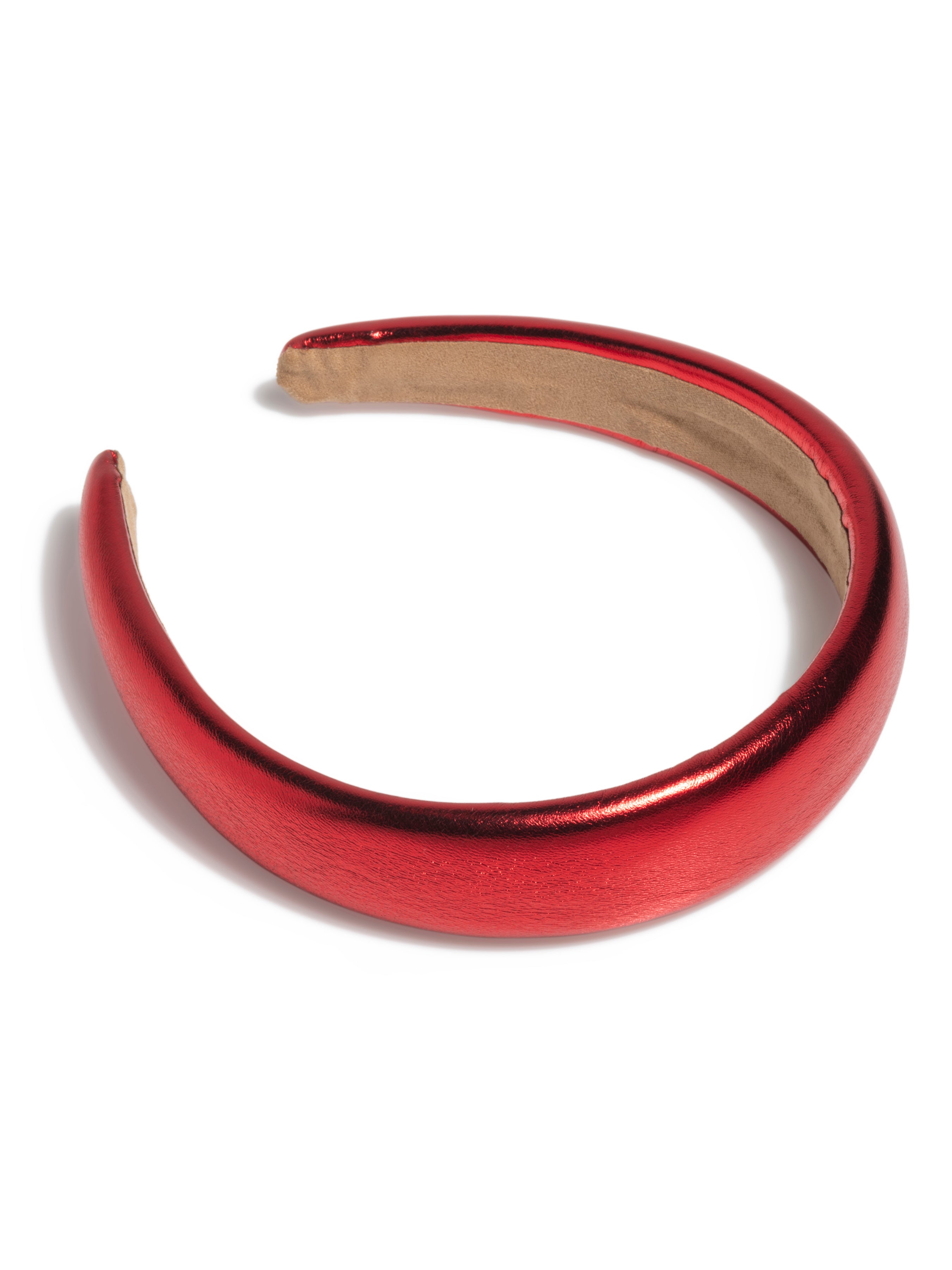 Shiraleah Metallic Headband, Red