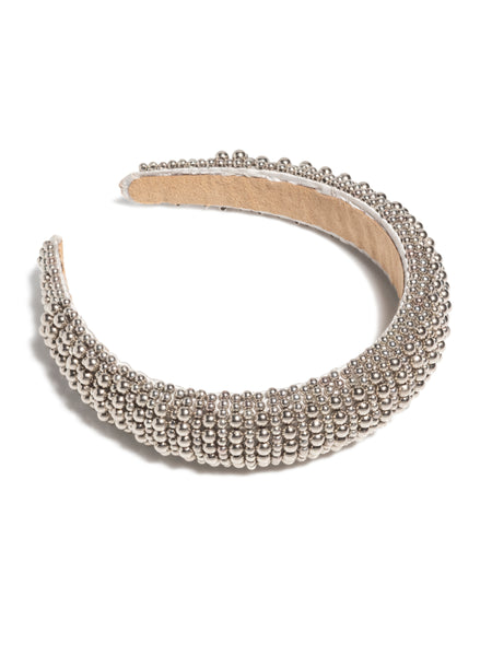 Shiraleah Beaded Headband, Silver