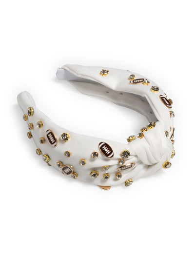 Shiraleah Game Day Charms Knotted Headband, Ivory