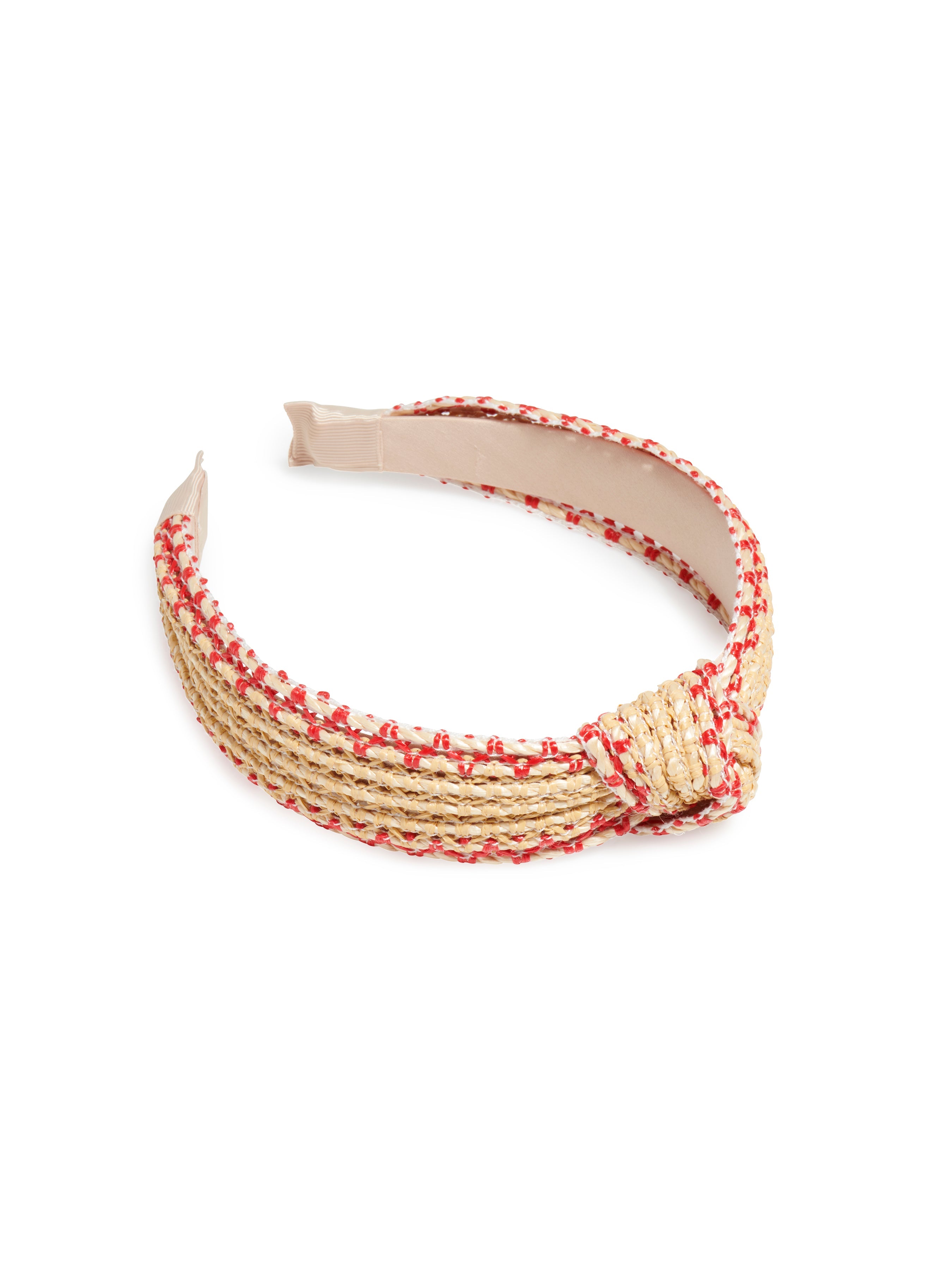 Shiraleah Woven Knotted Headband RED