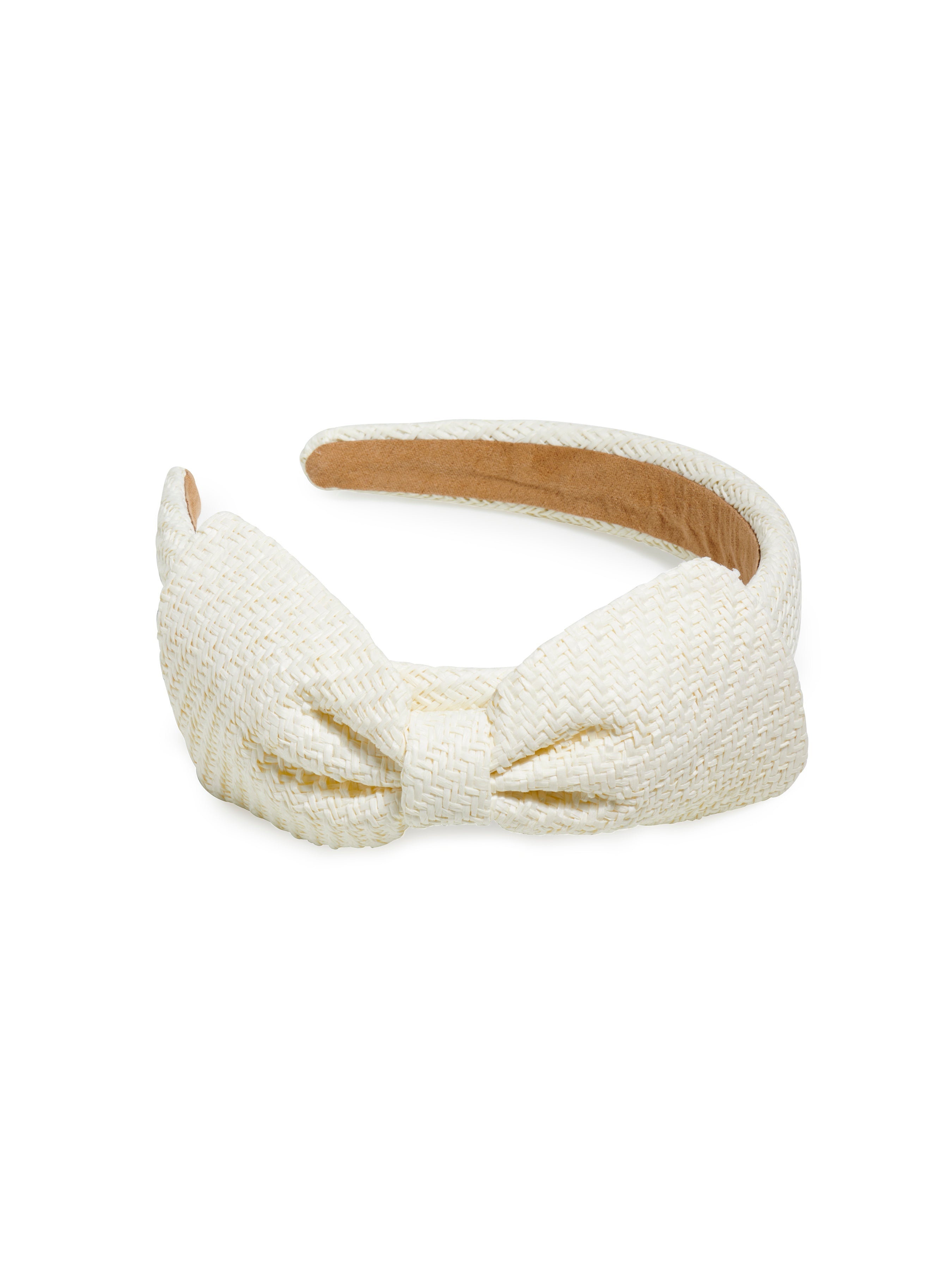 Shiraleah Paper Bow Headband, Ivory