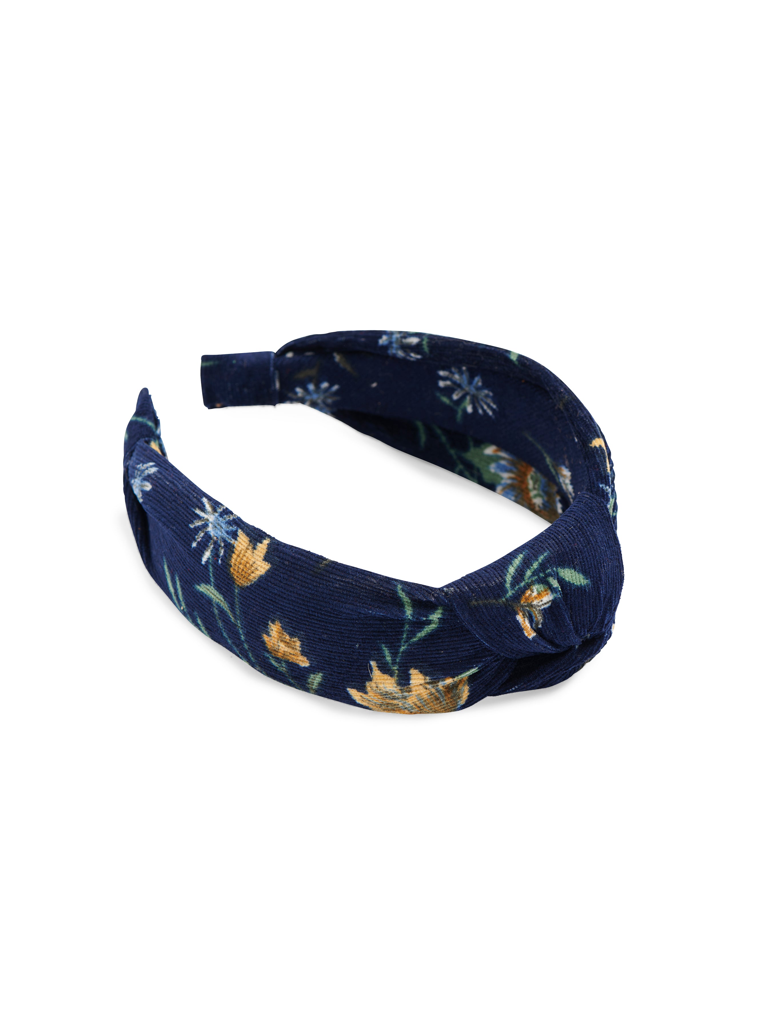 Shiraleah Floral Knot Headband NAVY
